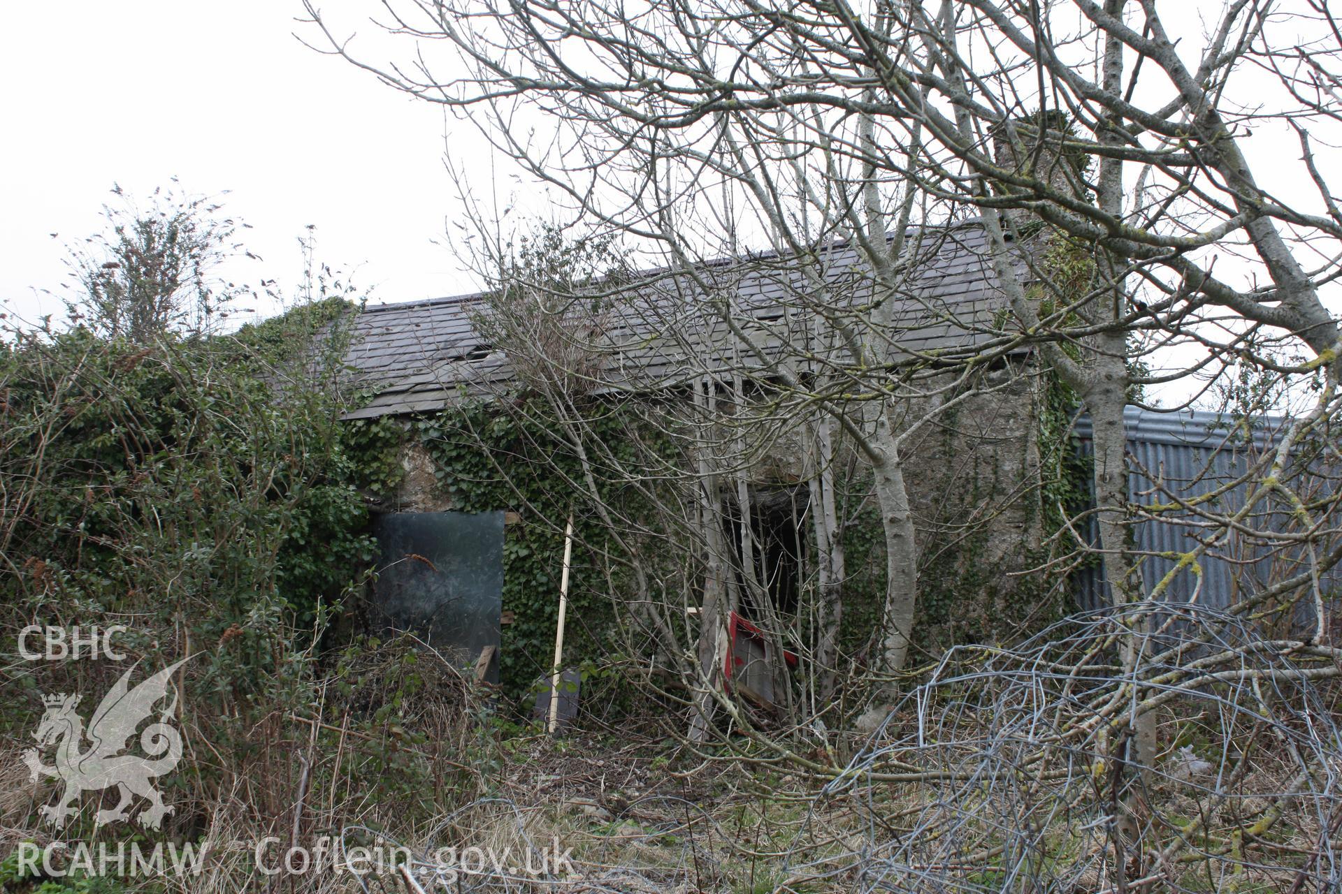 Exterior; south elevation cottage number five