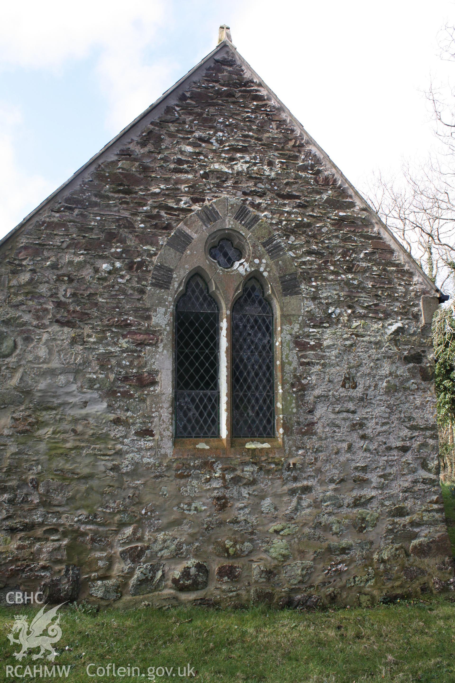 Eastern gable end (chancel)