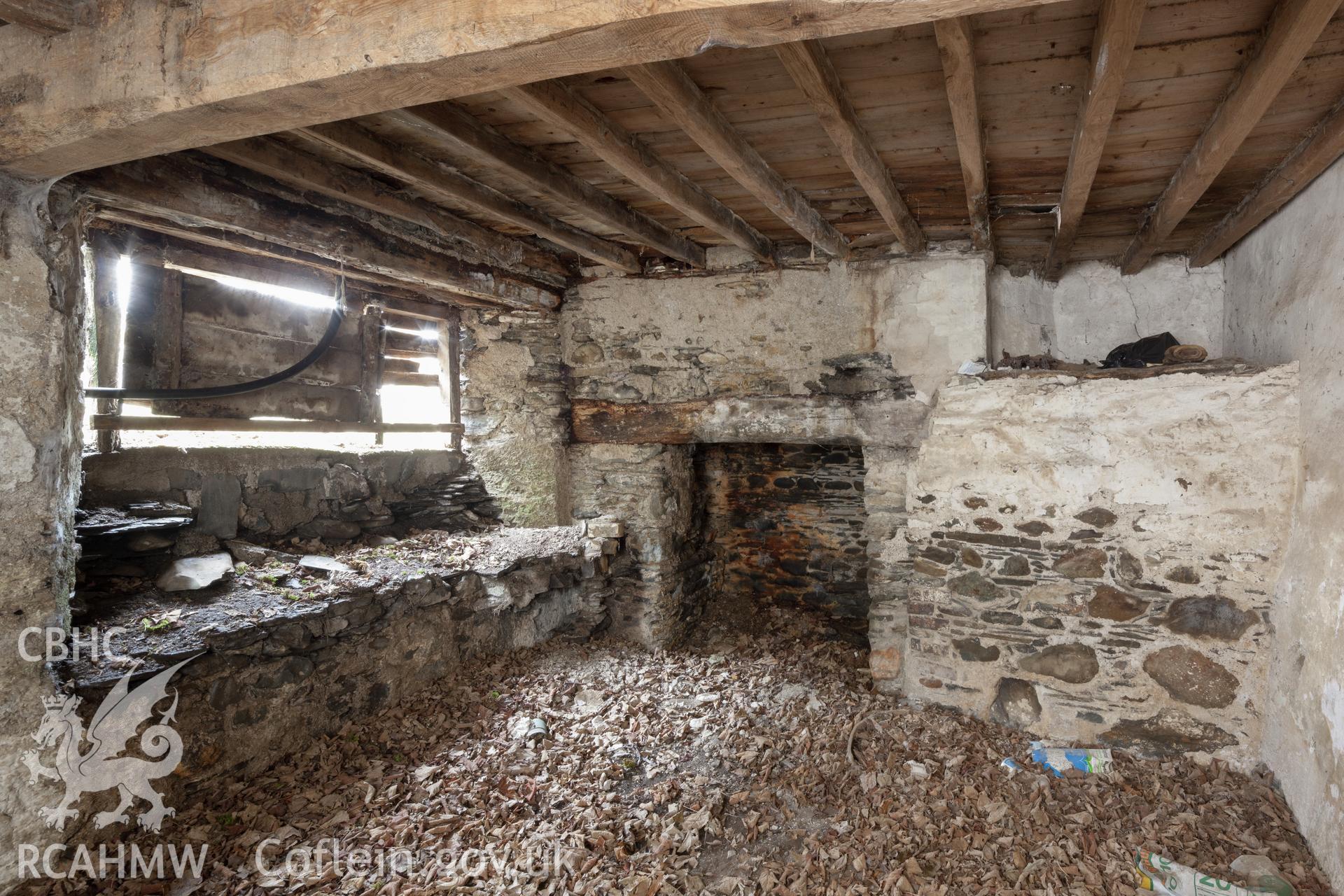 Basement / cellar, below room to the rear of the later west wing.