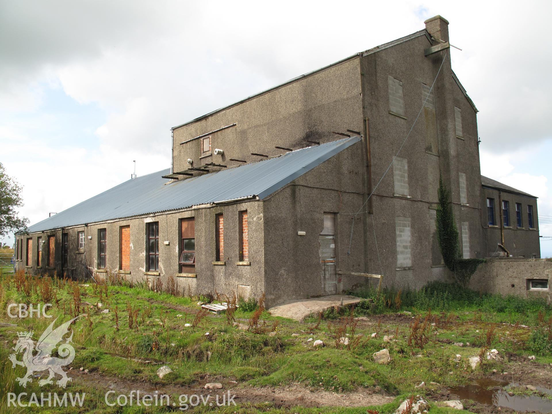 Waunfawr Radio Transmitting Station from the northeast, taken by Brian Malaws on 06 August 2009.