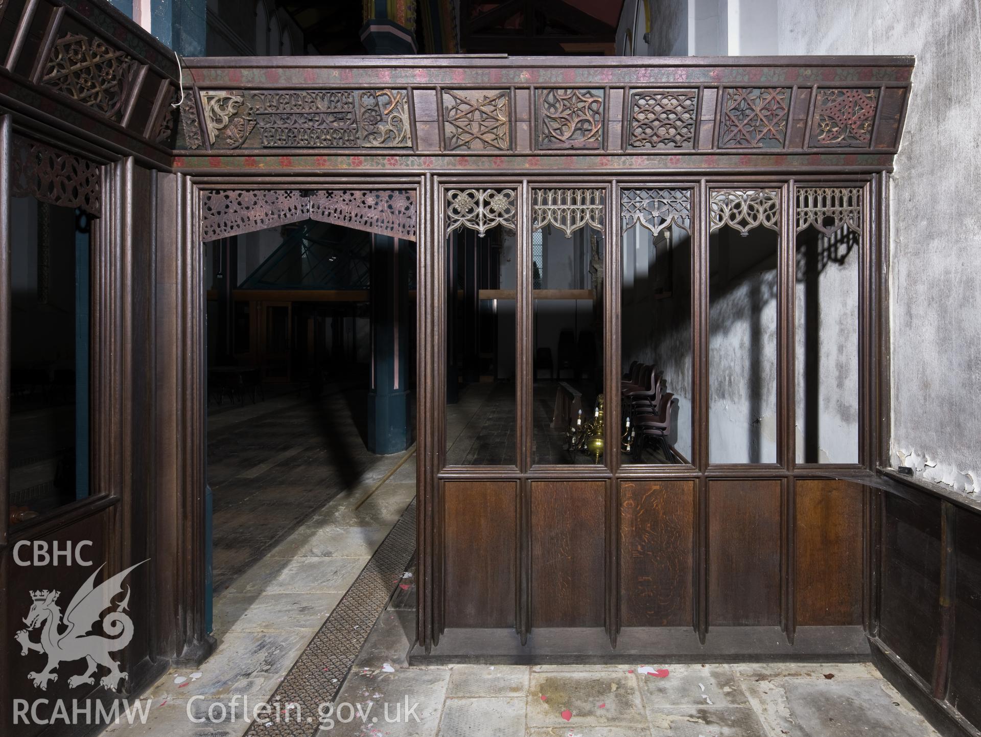 Interior of screen on the southwest of the lady chapel.