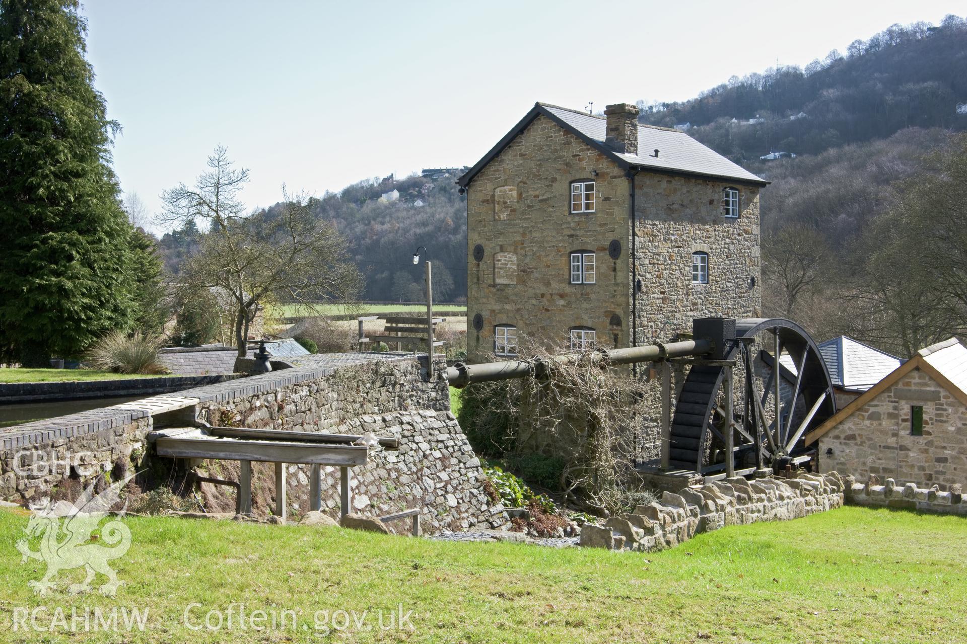 Millpond and mill from the northwest