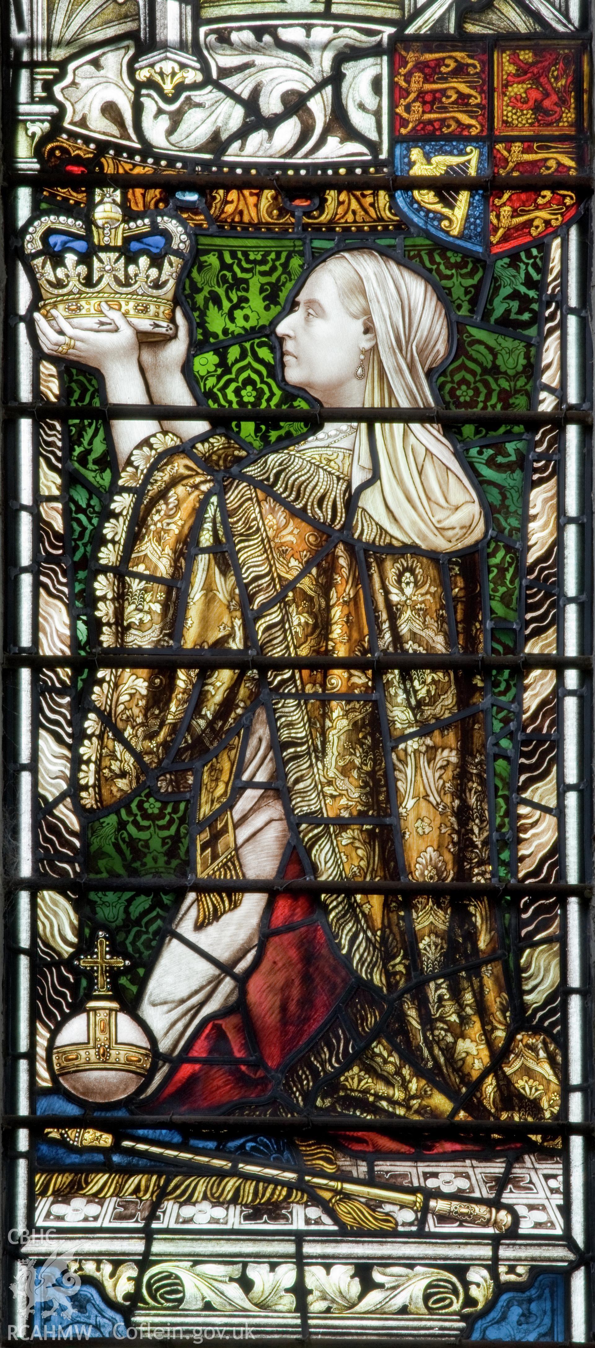 Detail of stained glass.