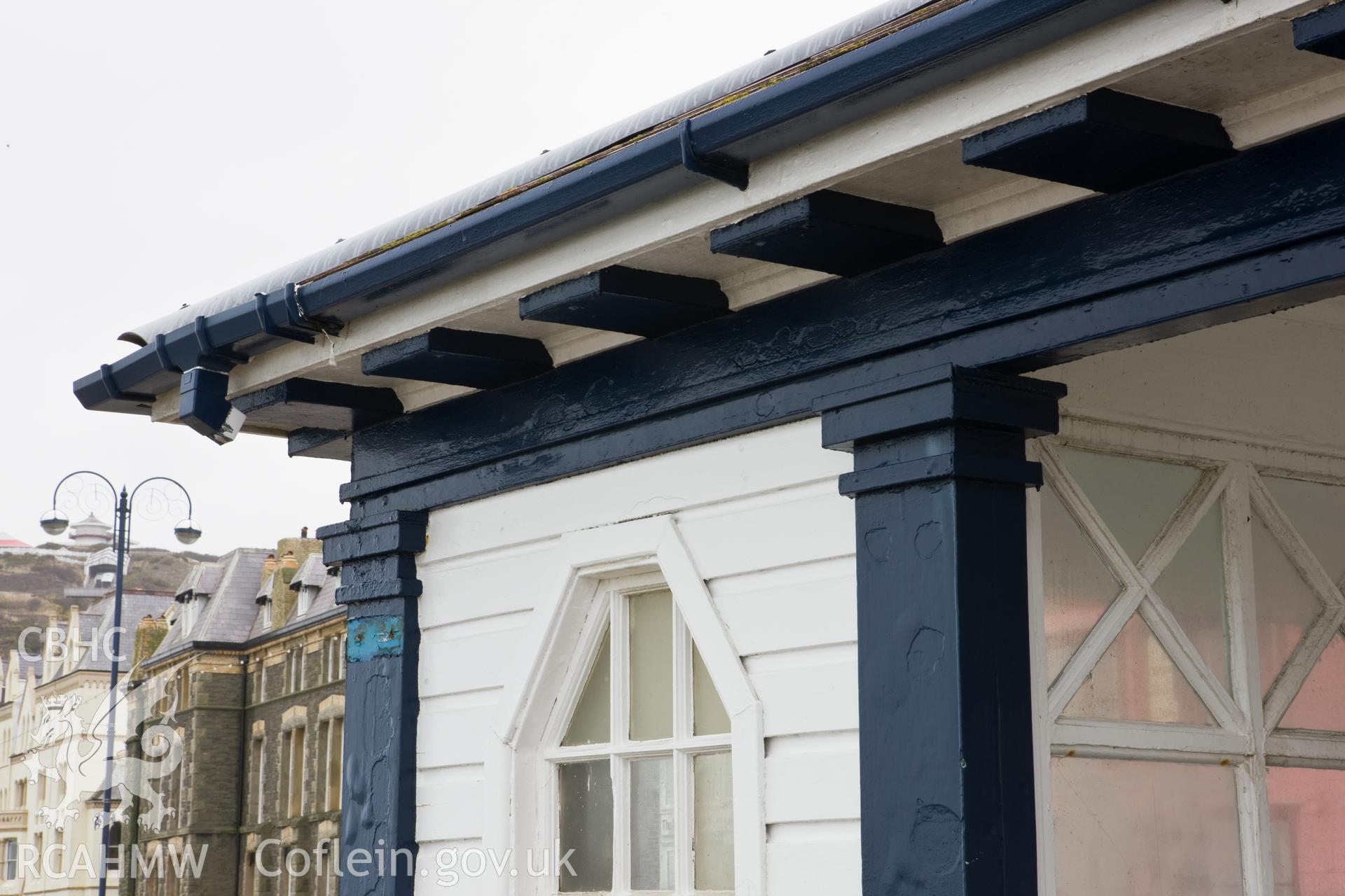 Soffit detail from the southwest.