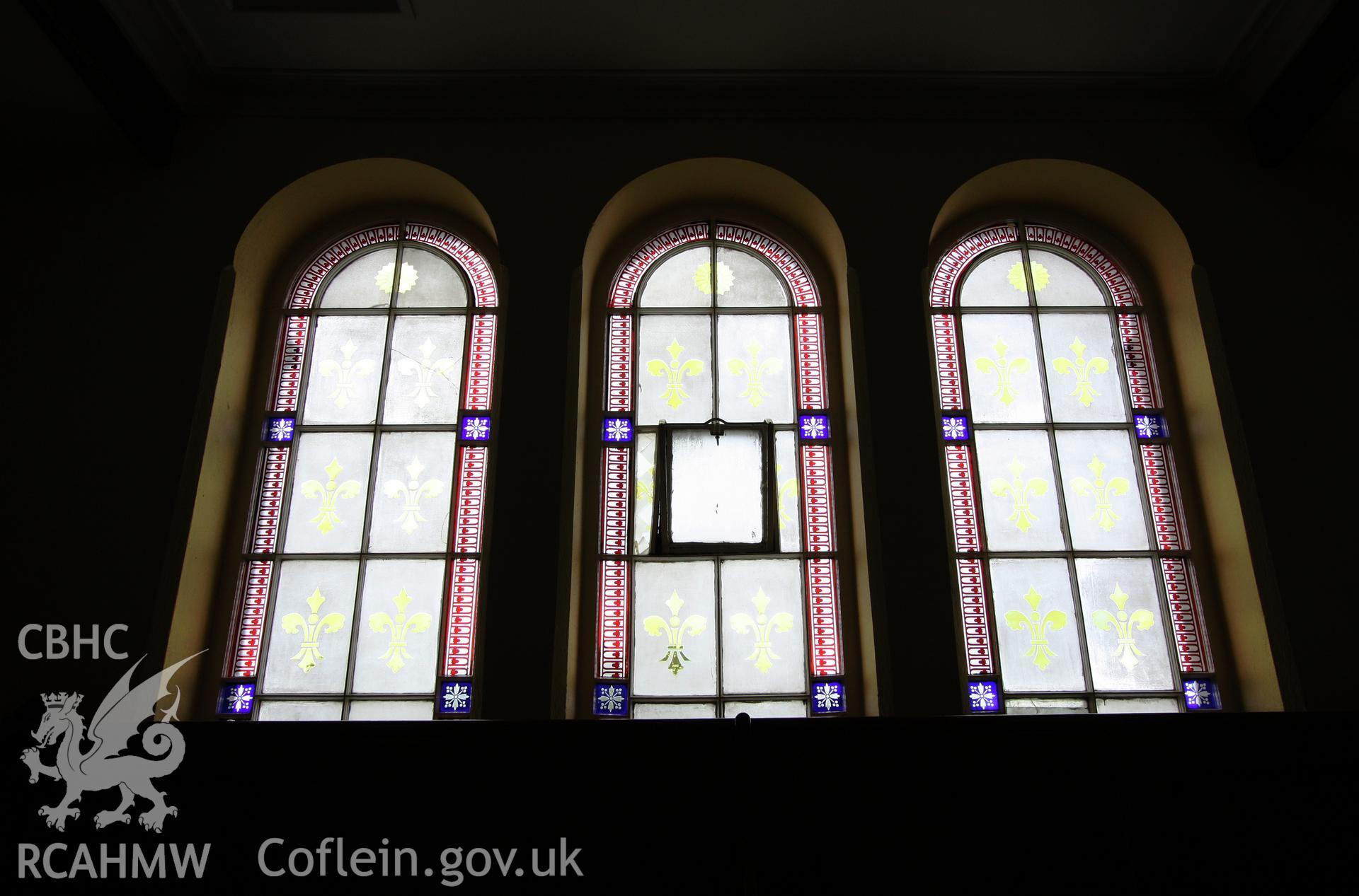 Shiloh Welsh Calvinist Methodist Chapel, detail of entry gable window.