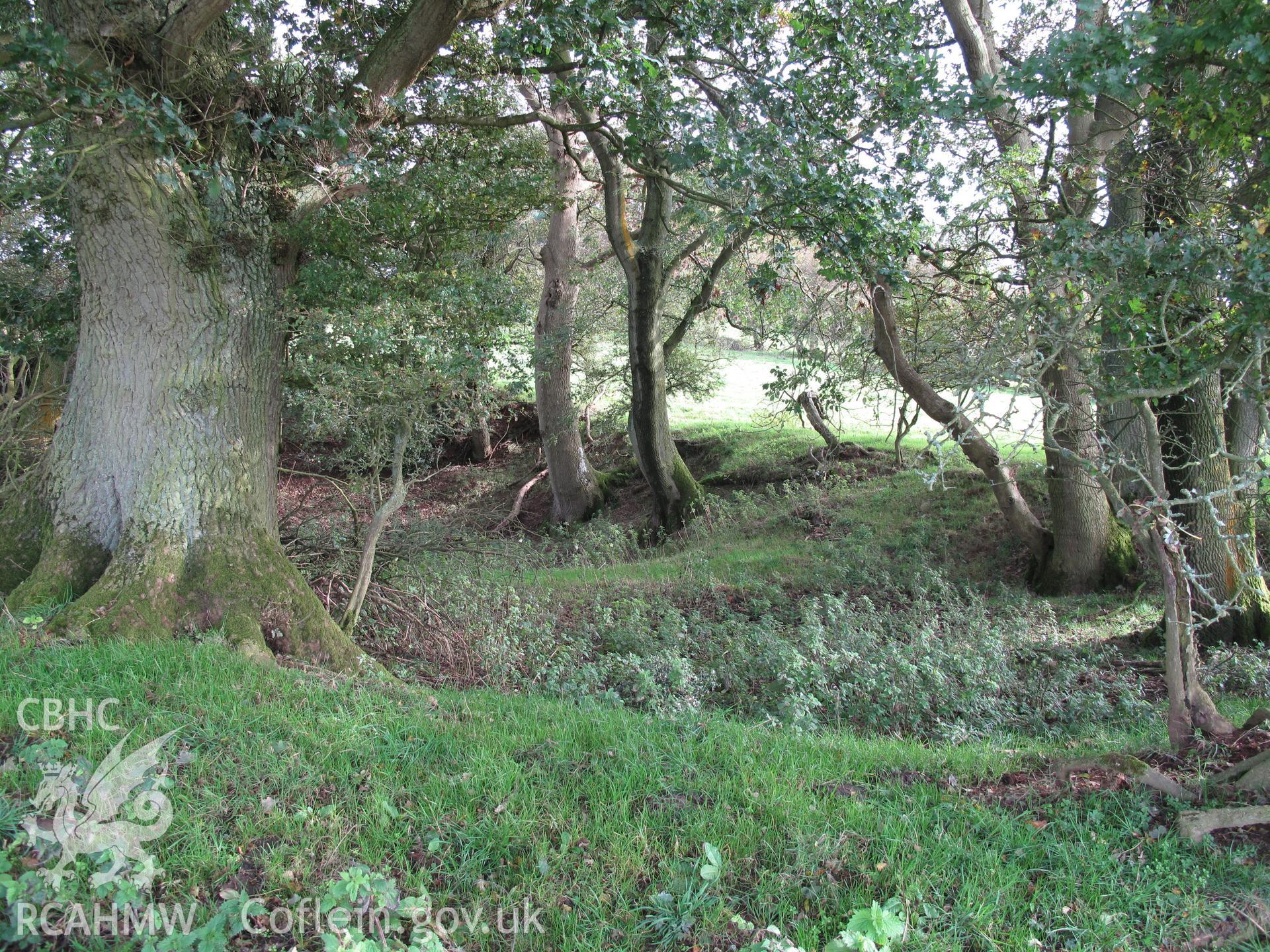 Quarry hollow at Craig-y-dorth from the northeast, taken by Brian Malaws on 26 September 2011.
