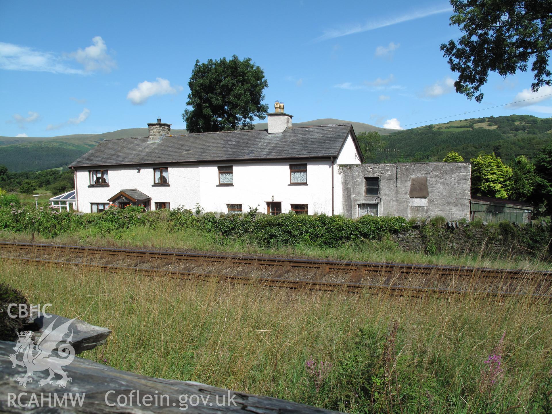 Quay Ward depot, Corris Railway, from the southeast, taken by Brian Malaws on 05 August 2009.