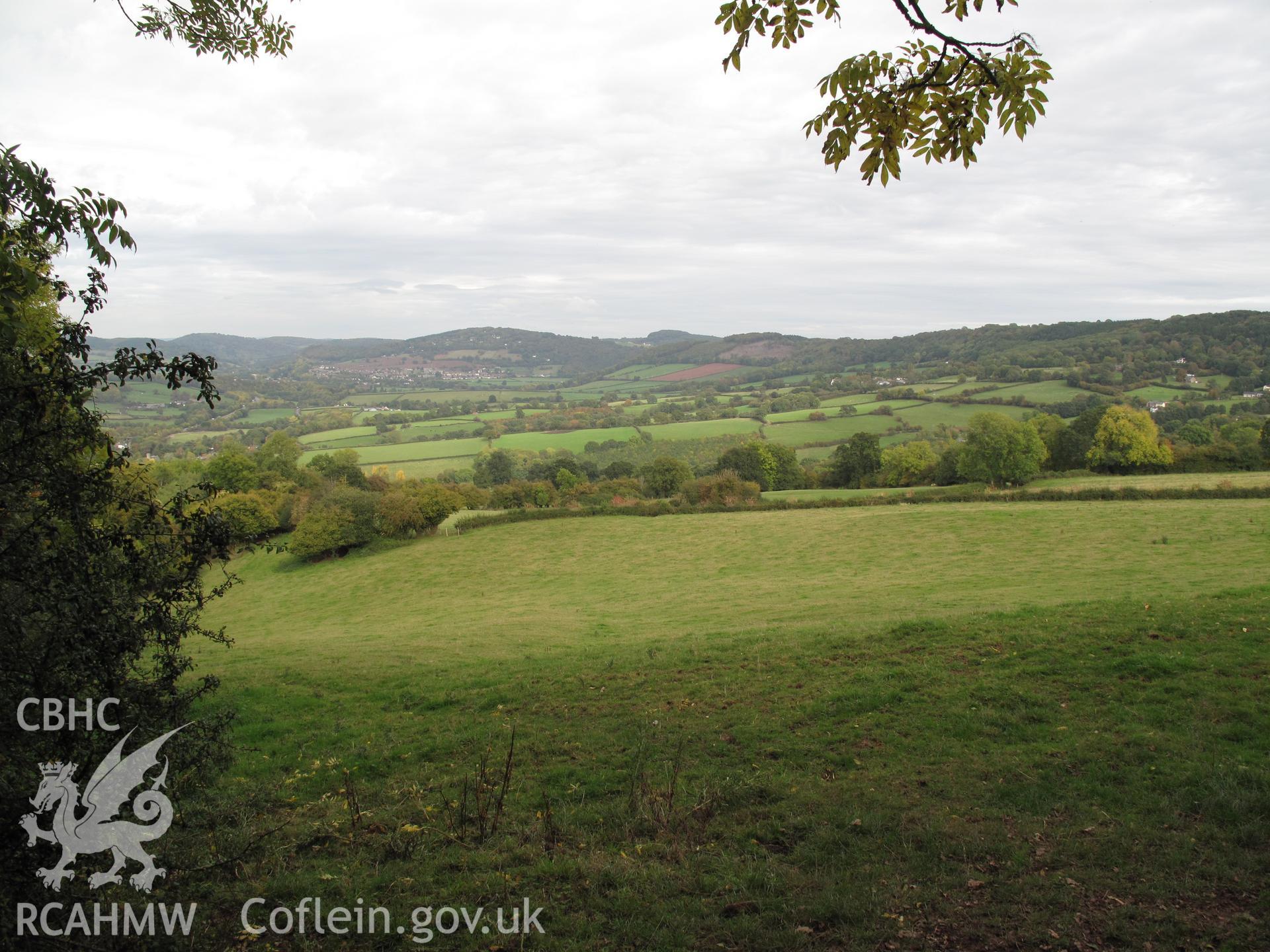 View from Craig-y-dorth to the northeast, taken by Brian Malaws on 26 September 2011.