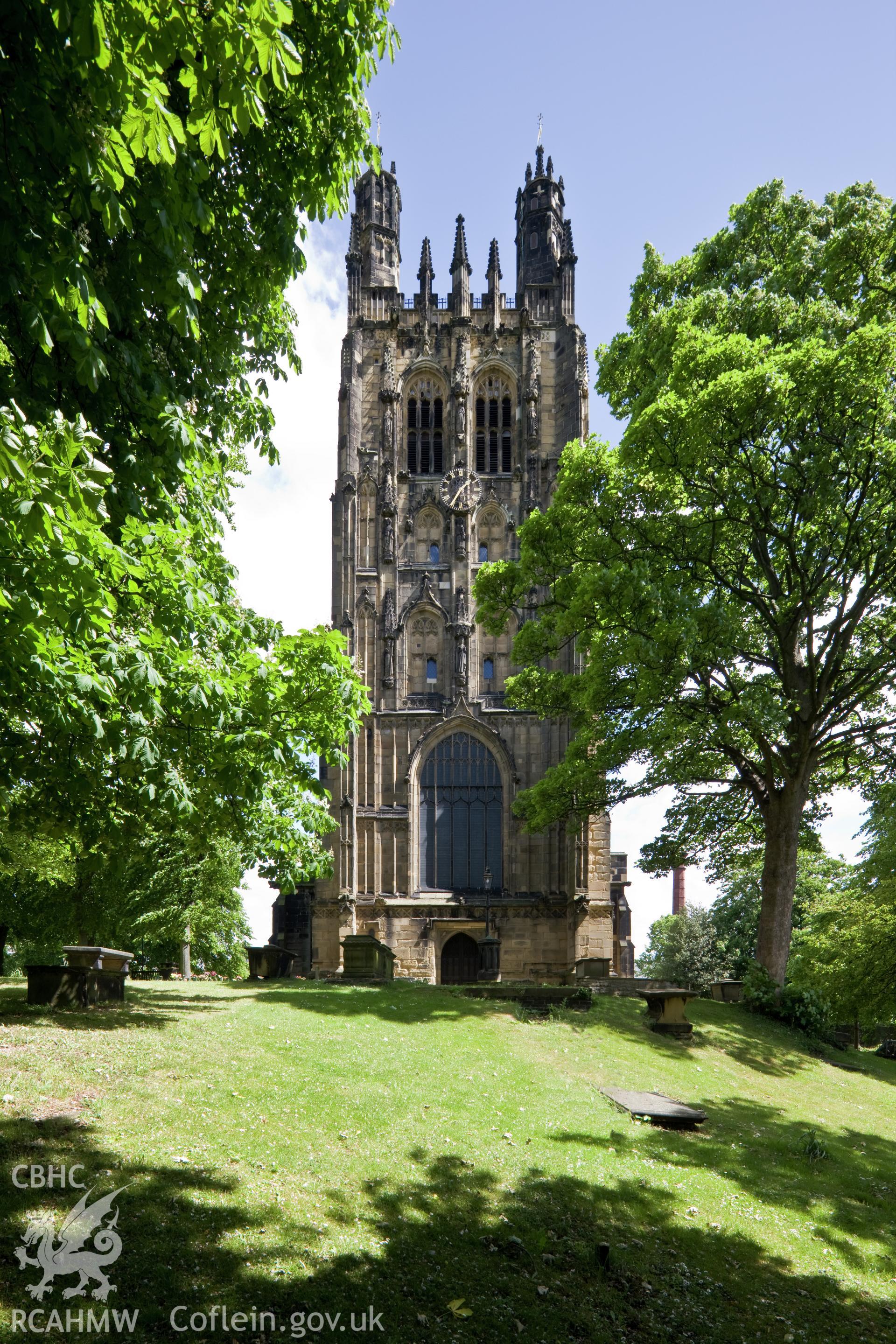 View from the west.