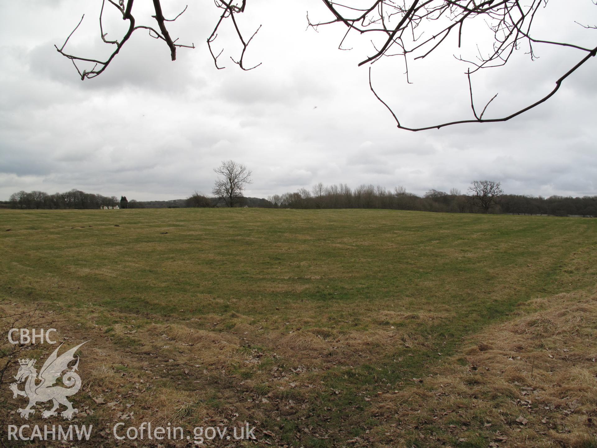 View of St Fagans battle site near Tregochas from the northwest taken by Brian Malaws on 27 February 2009.