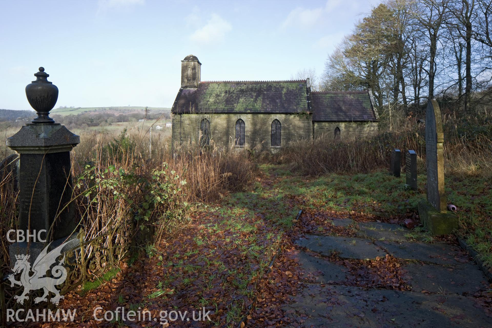 View from the south.