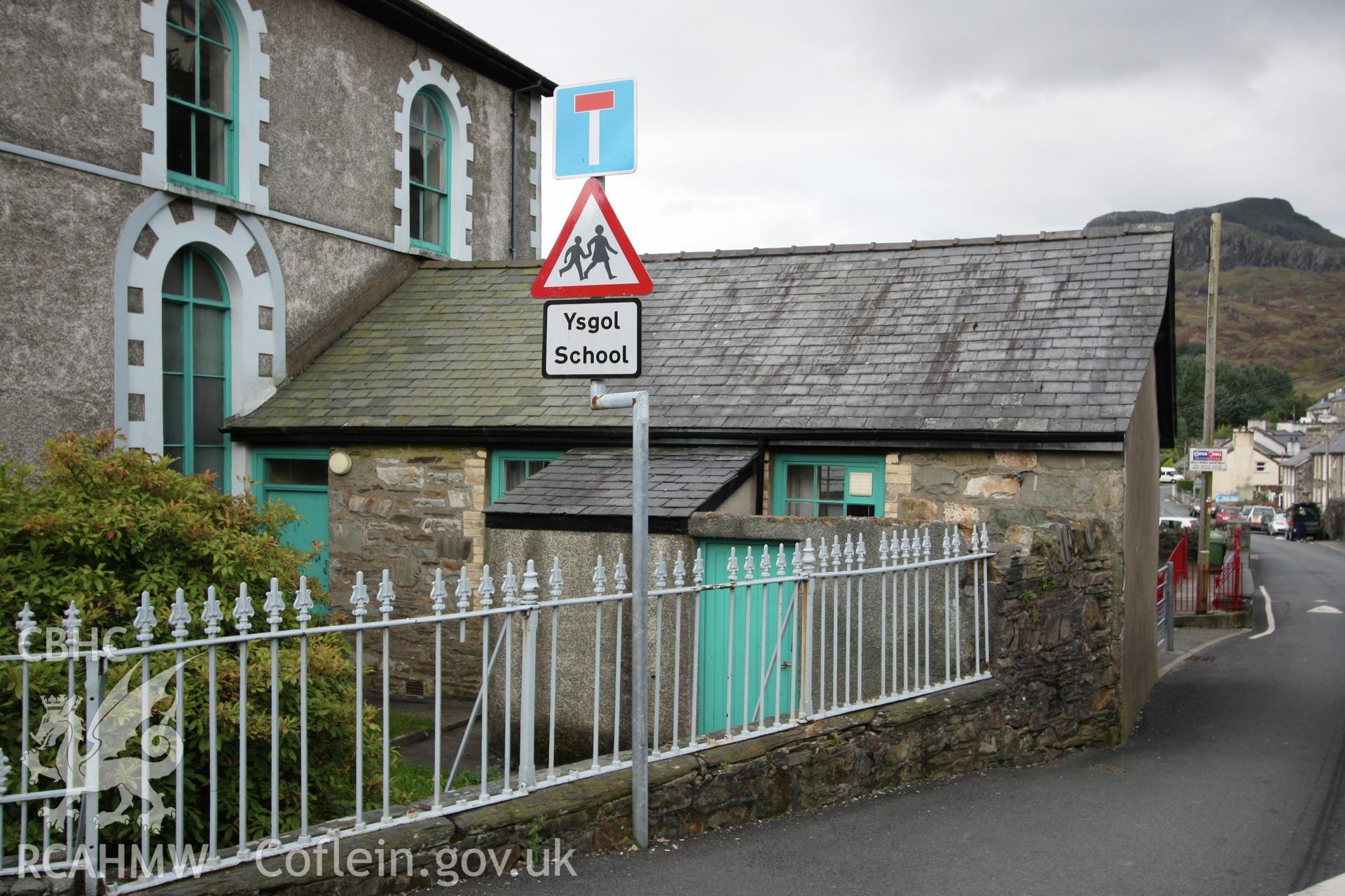 Carmel Welsh independent chapel, Tanygrisiau, vestry from the north-east.