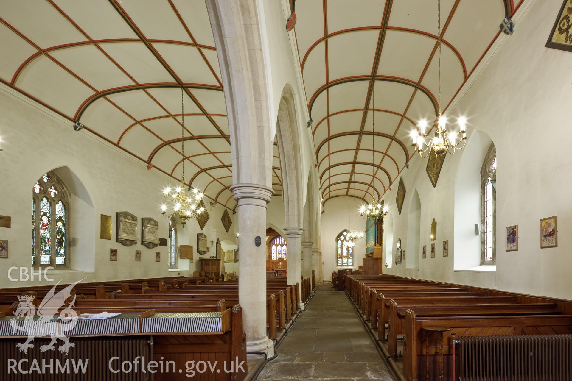 Interior, south aisle from the north.