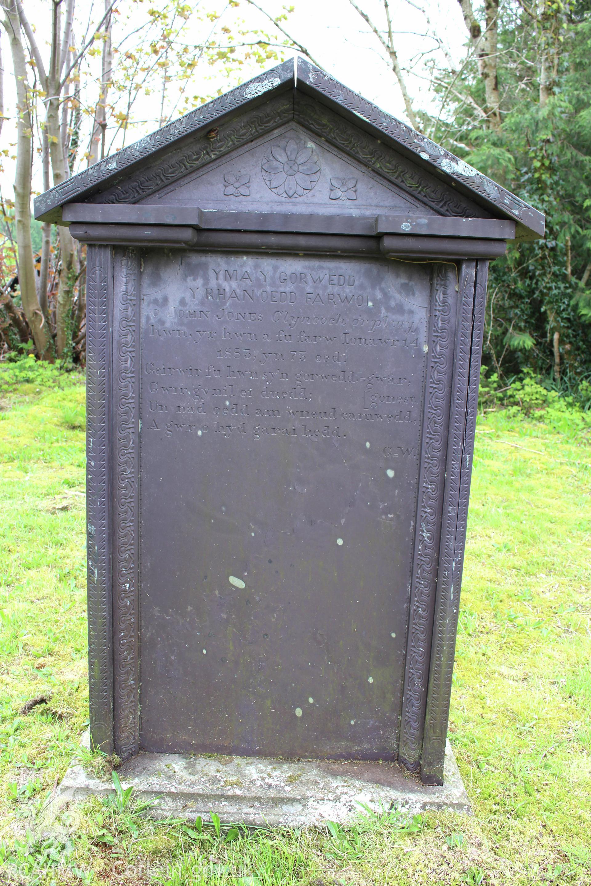 Gravestone of John Jones
