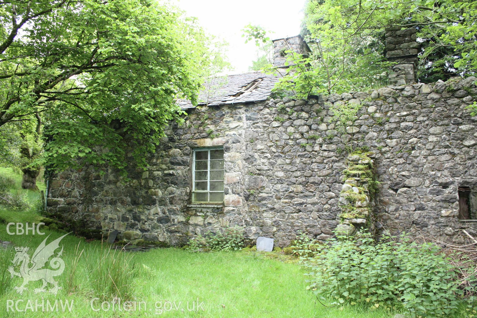 Sardis Chapel and attached cottages from east