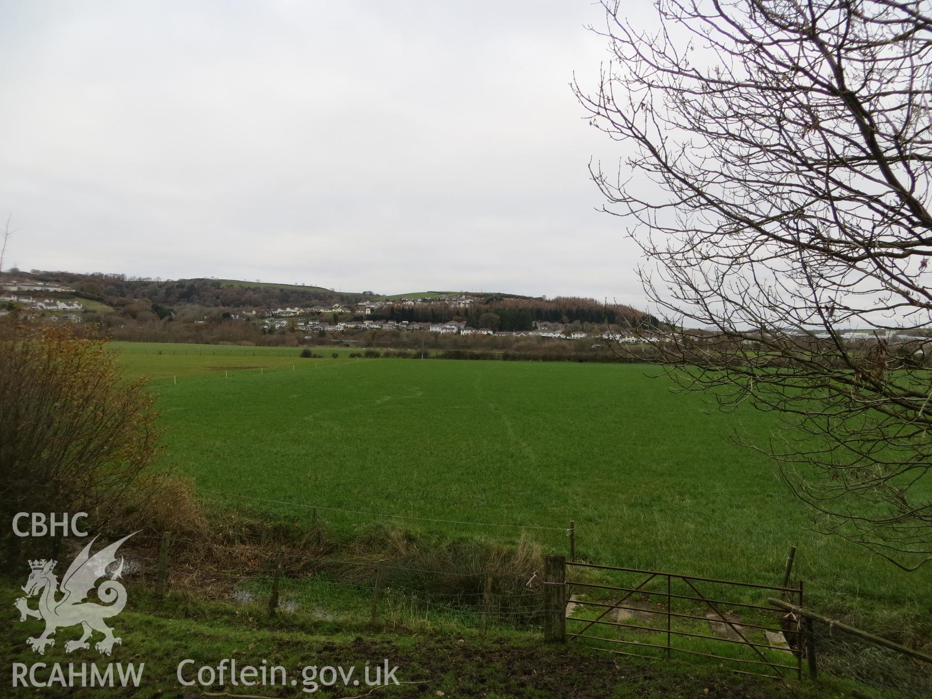 View across range to the north-west.