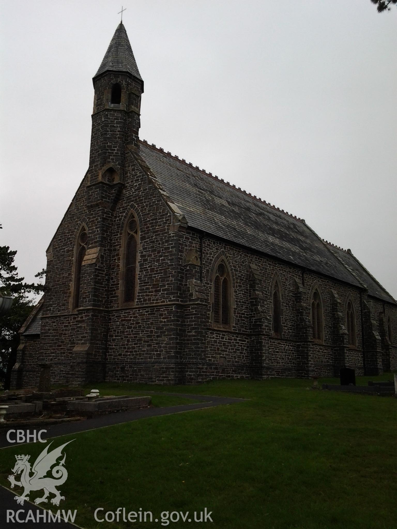Church viewed from the southeast