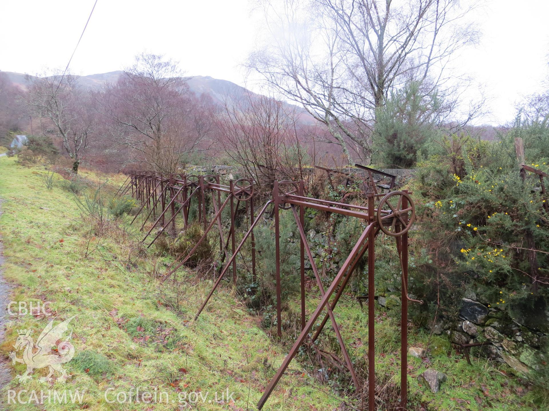 Target winding gear from the east.