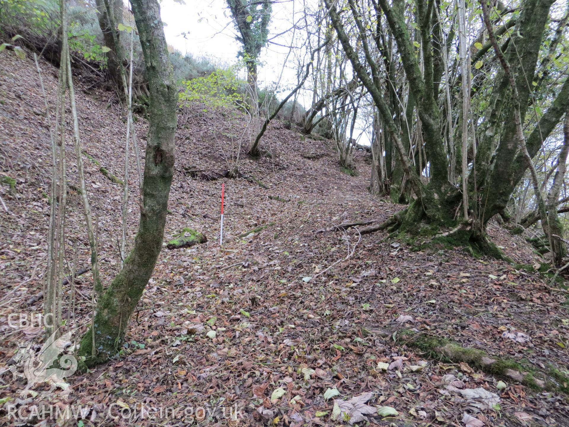 Target area of nineteenth century range; 1m scale.