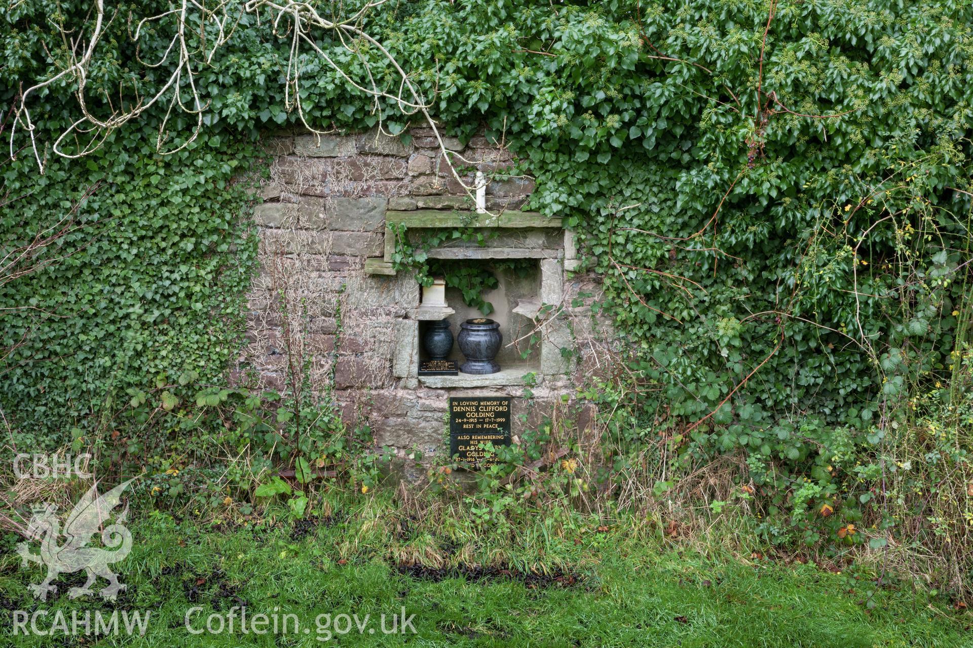 Bee bole reused as memorial