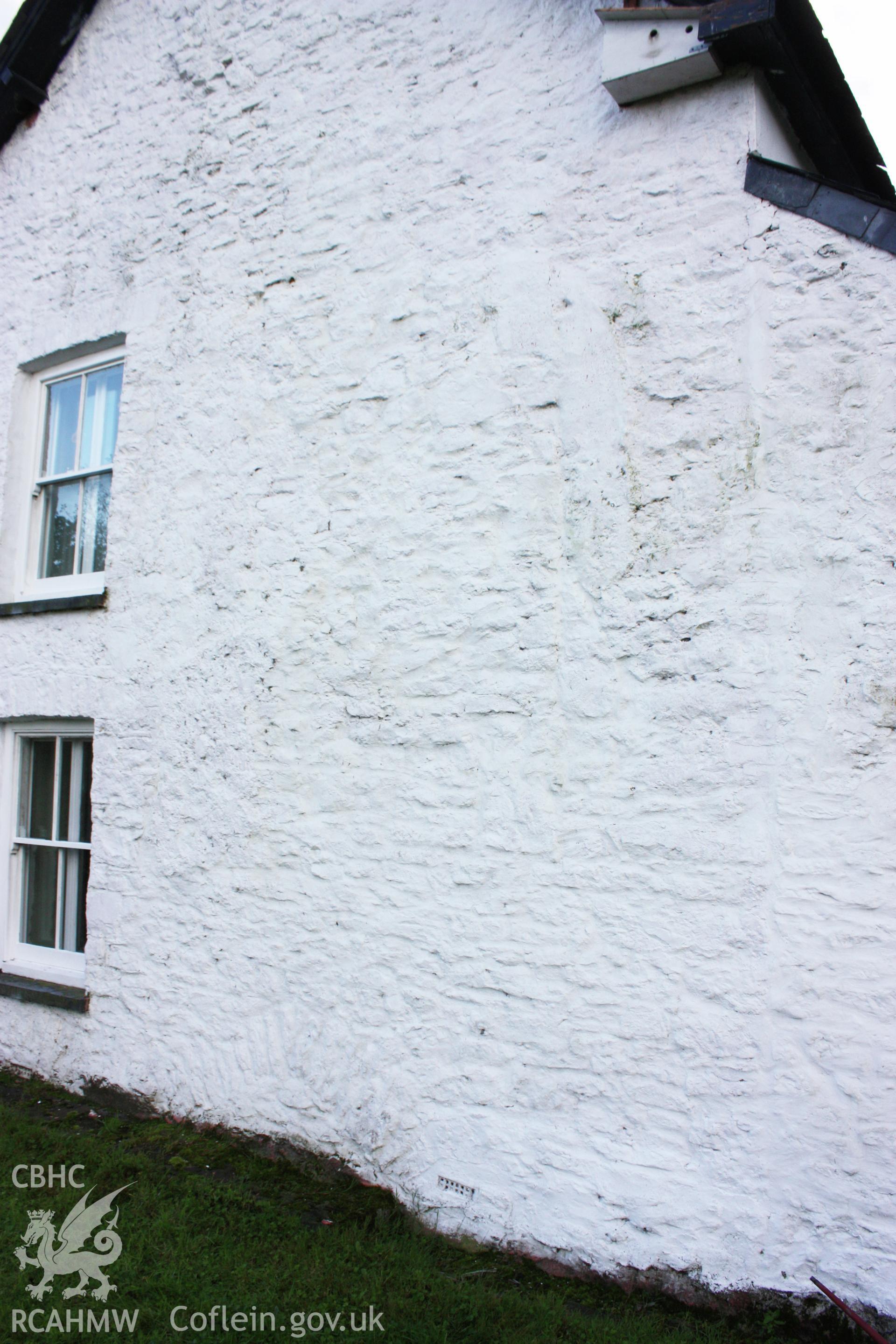 Cross-wing N-E gable-end.