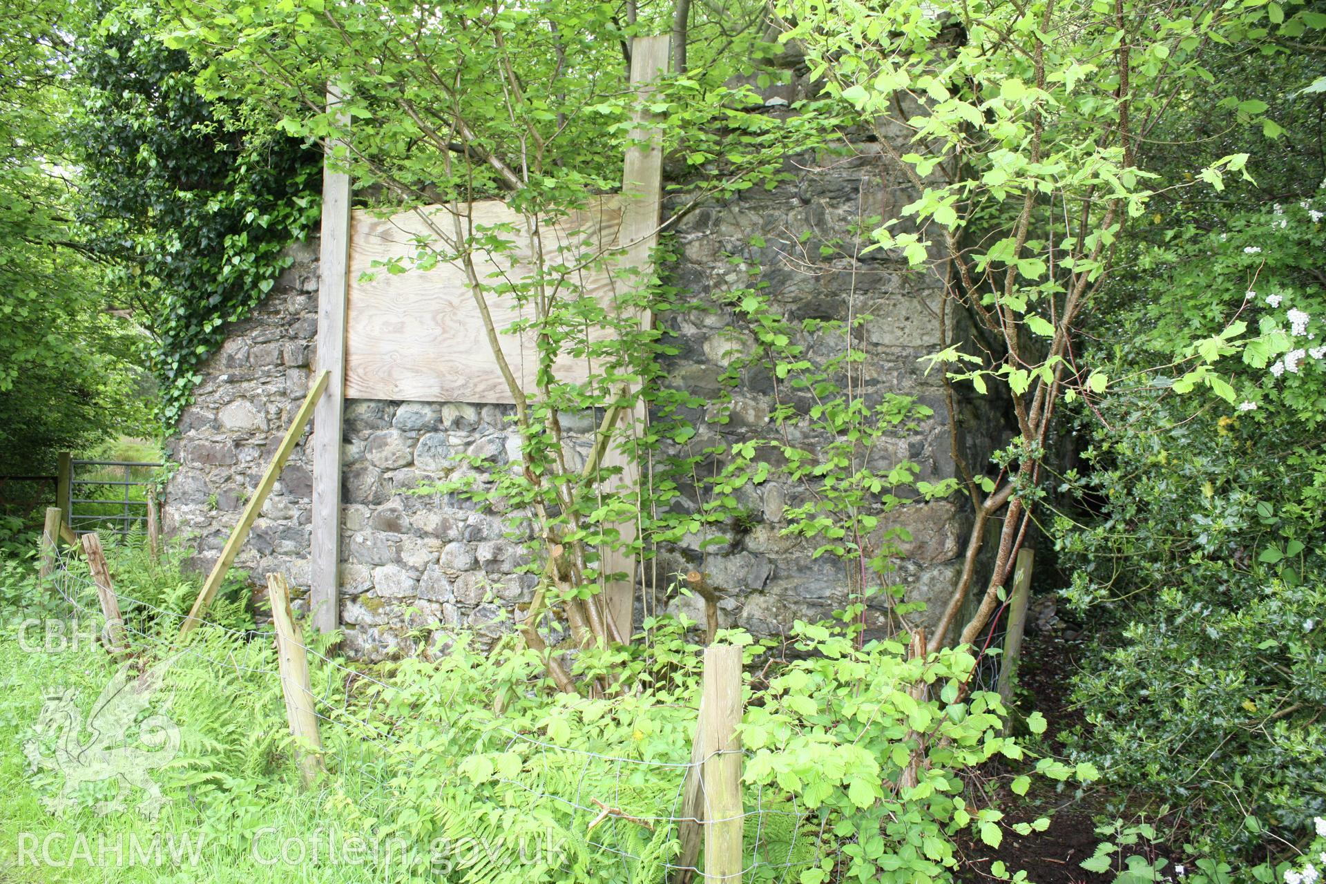 Sardis Chapel, rear gable end from south