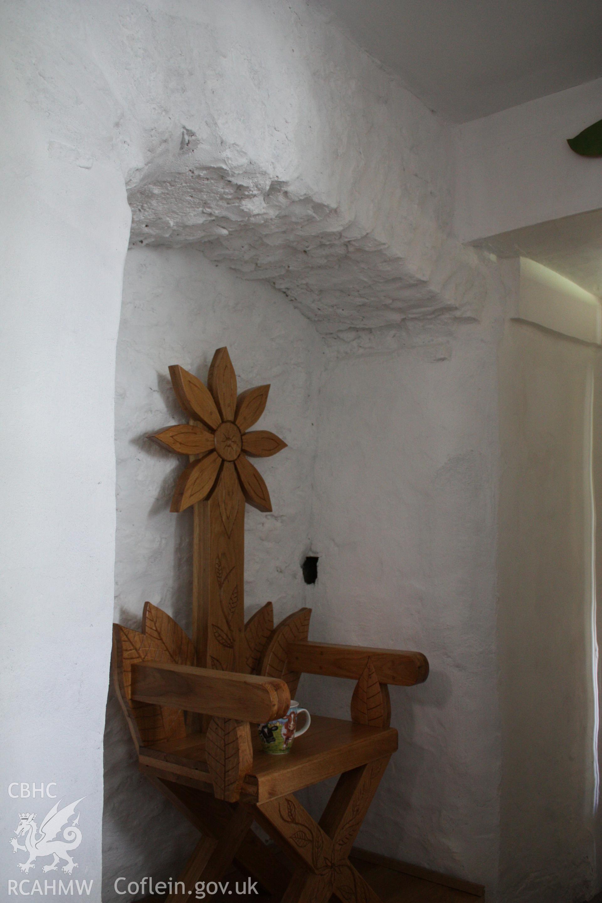 Original doorway to hall/basement, from exterior.