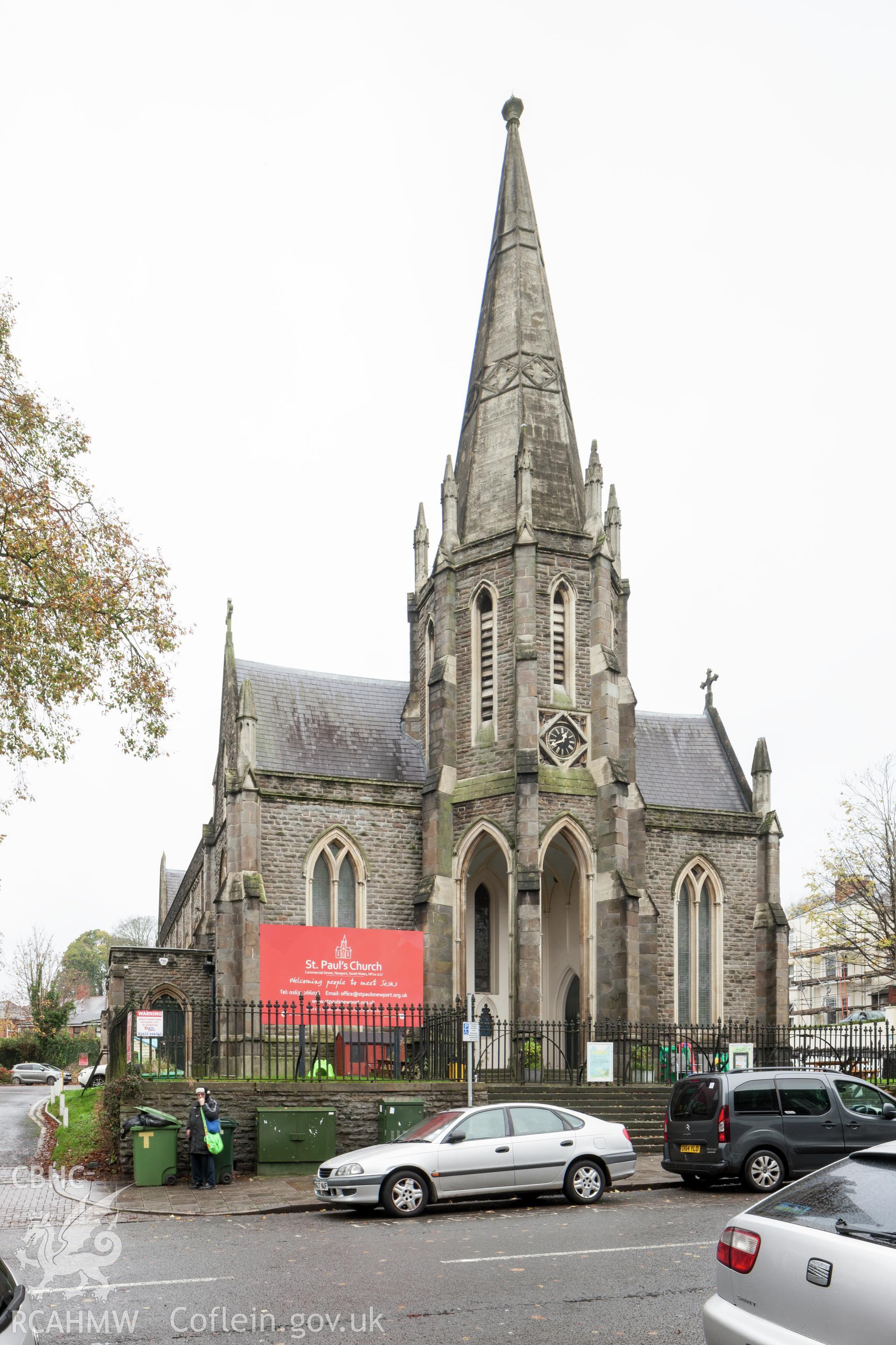 Exterior from the east