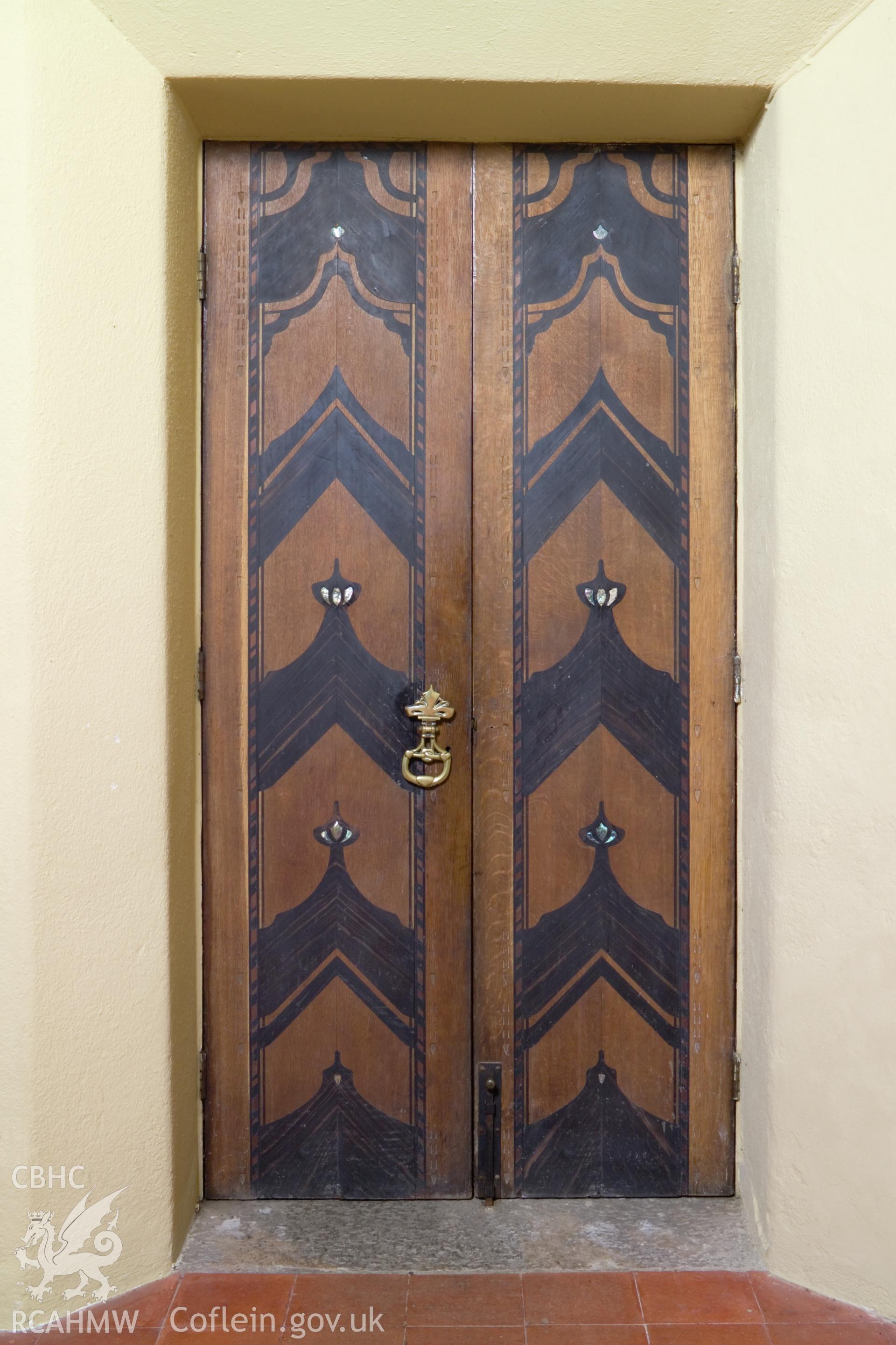 Interior, detail of door