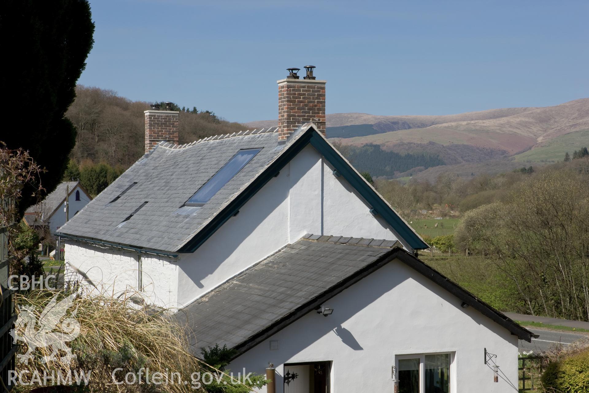 View of roof from the east
