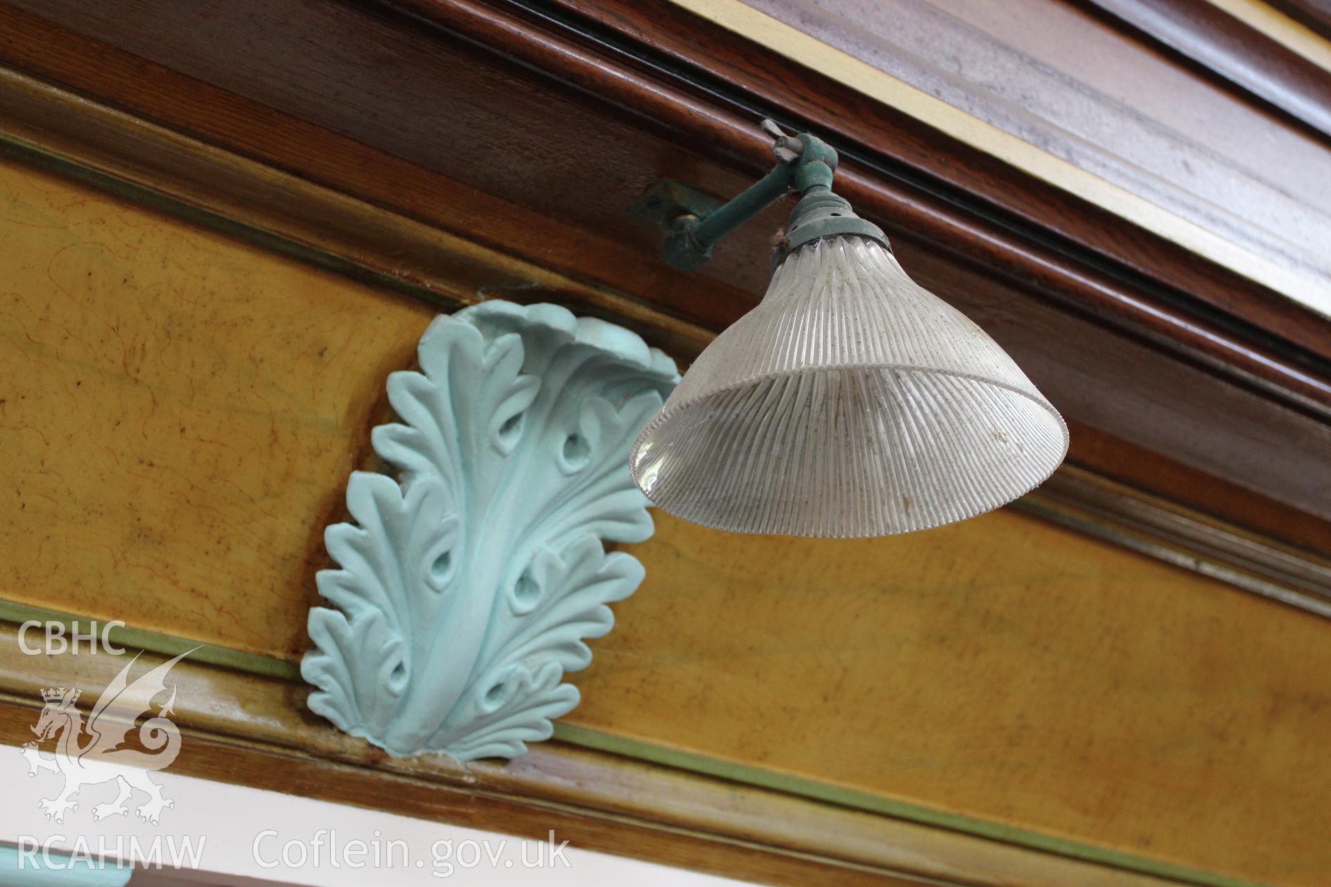 Detail of gallery light