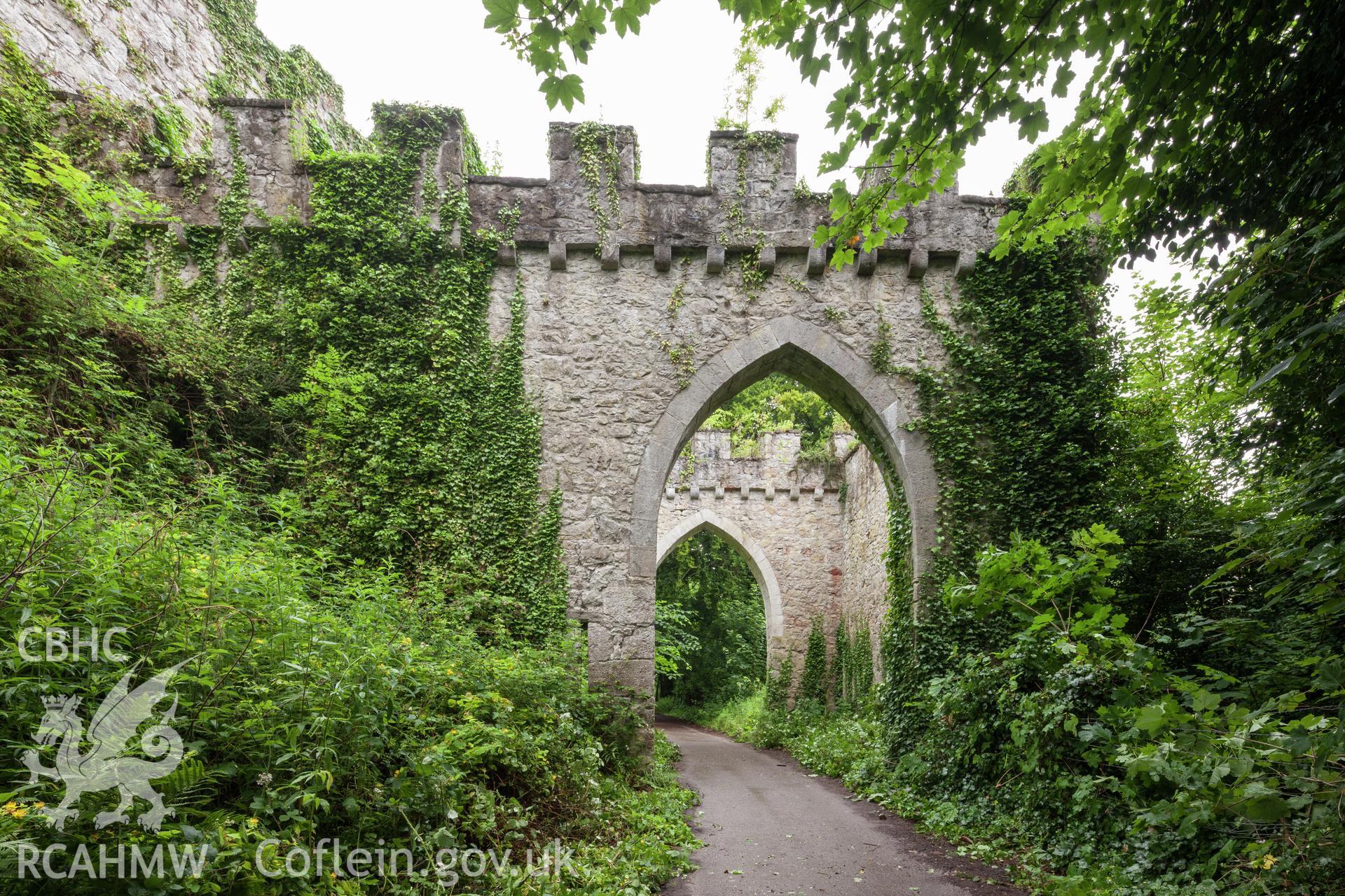 Entrance arches leading to main gate from the east