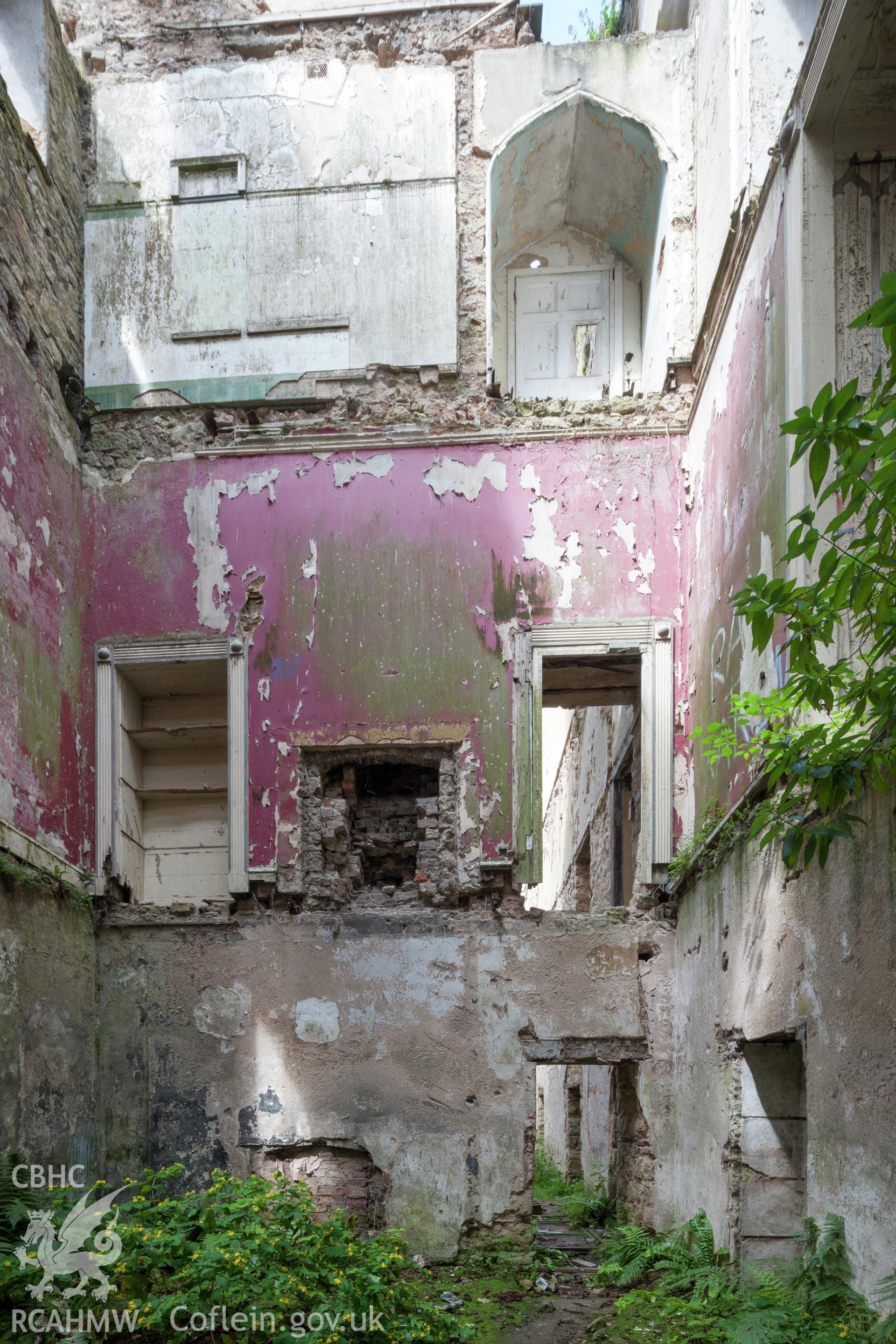 Interior of castle, northeast block