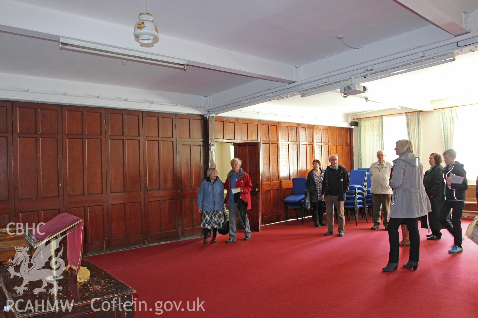 Interior of Hope Baptist Chapel, basement schoolroom/vestry