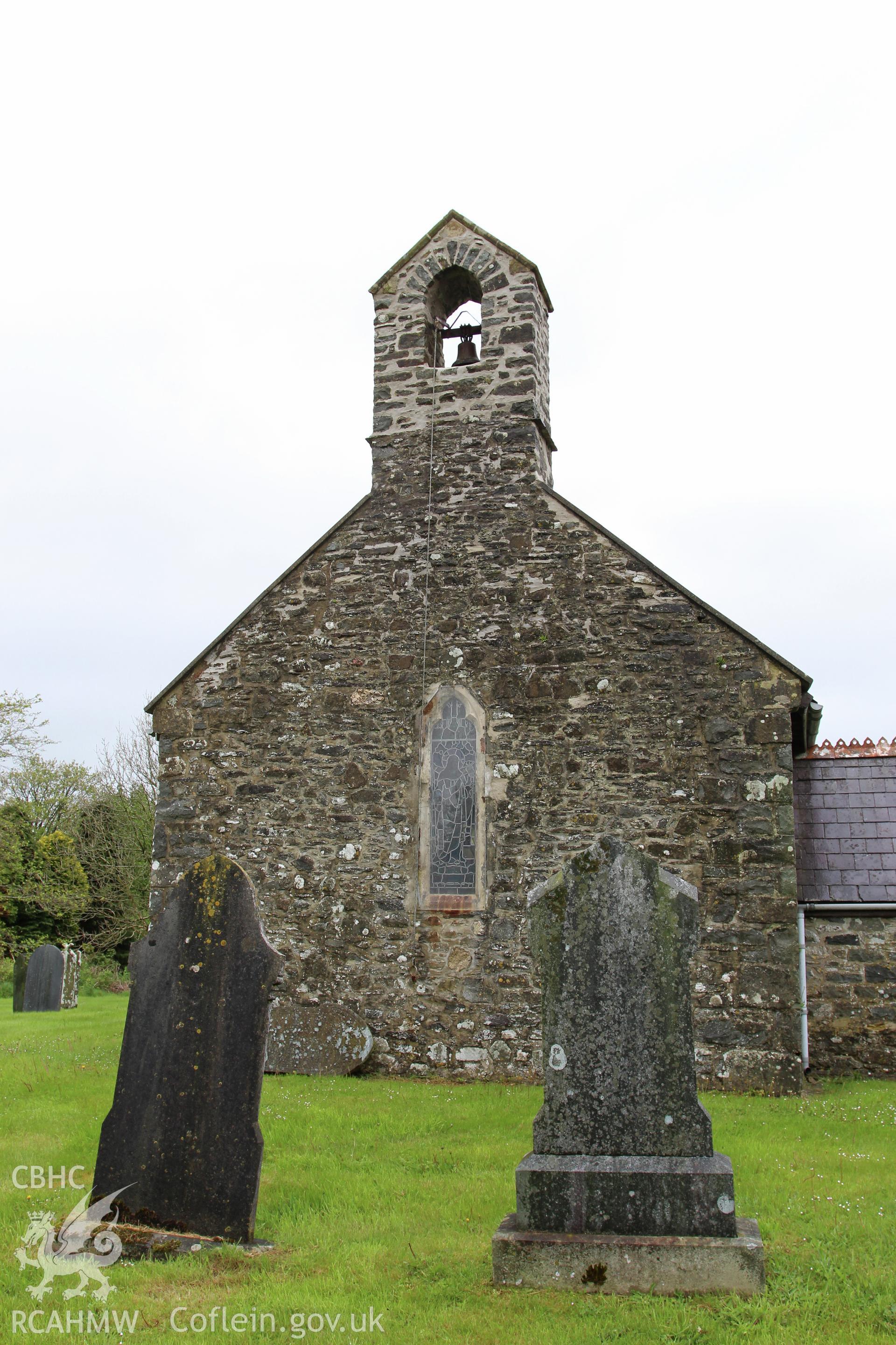 Interior looking west