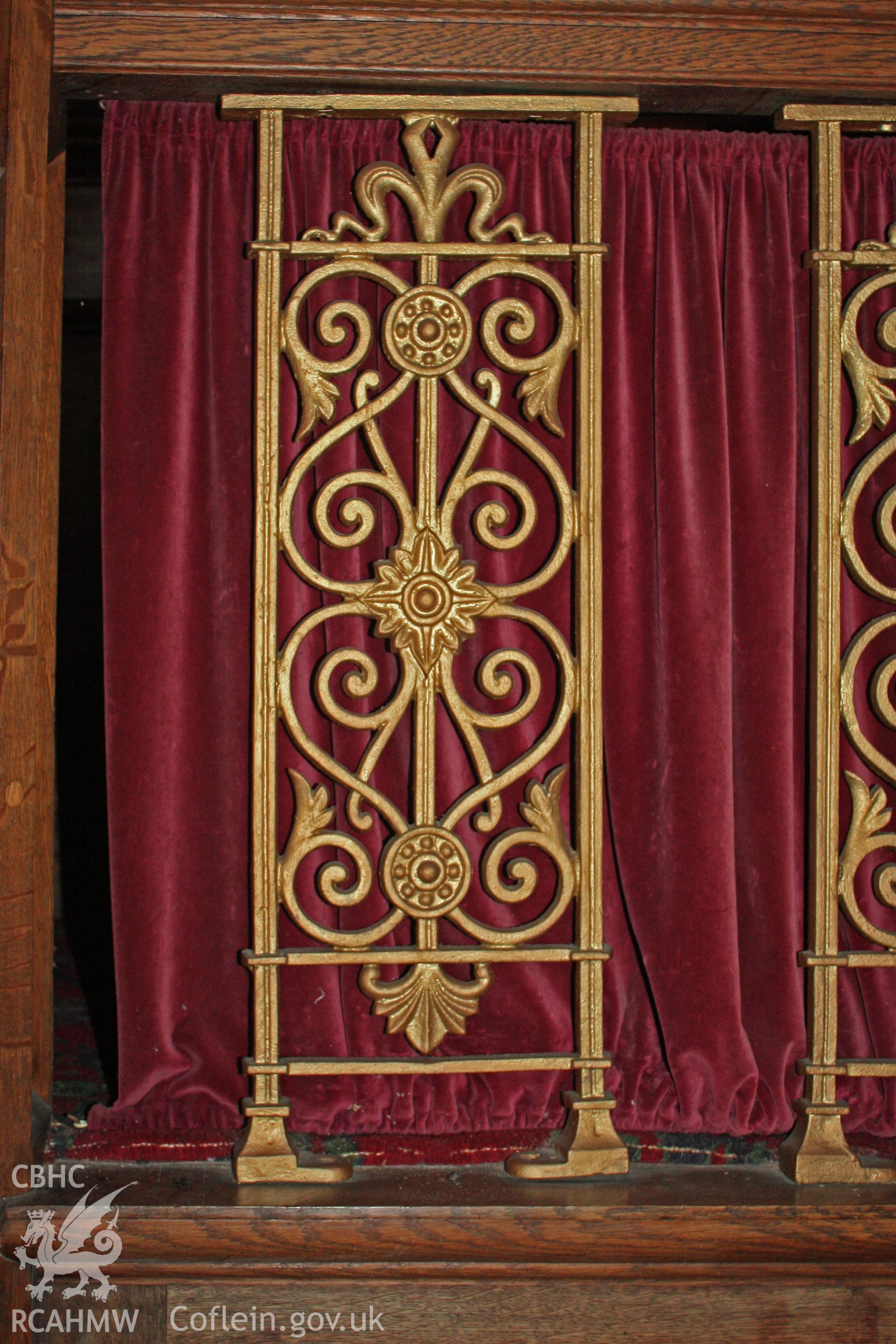 Detail of pulpit decoration