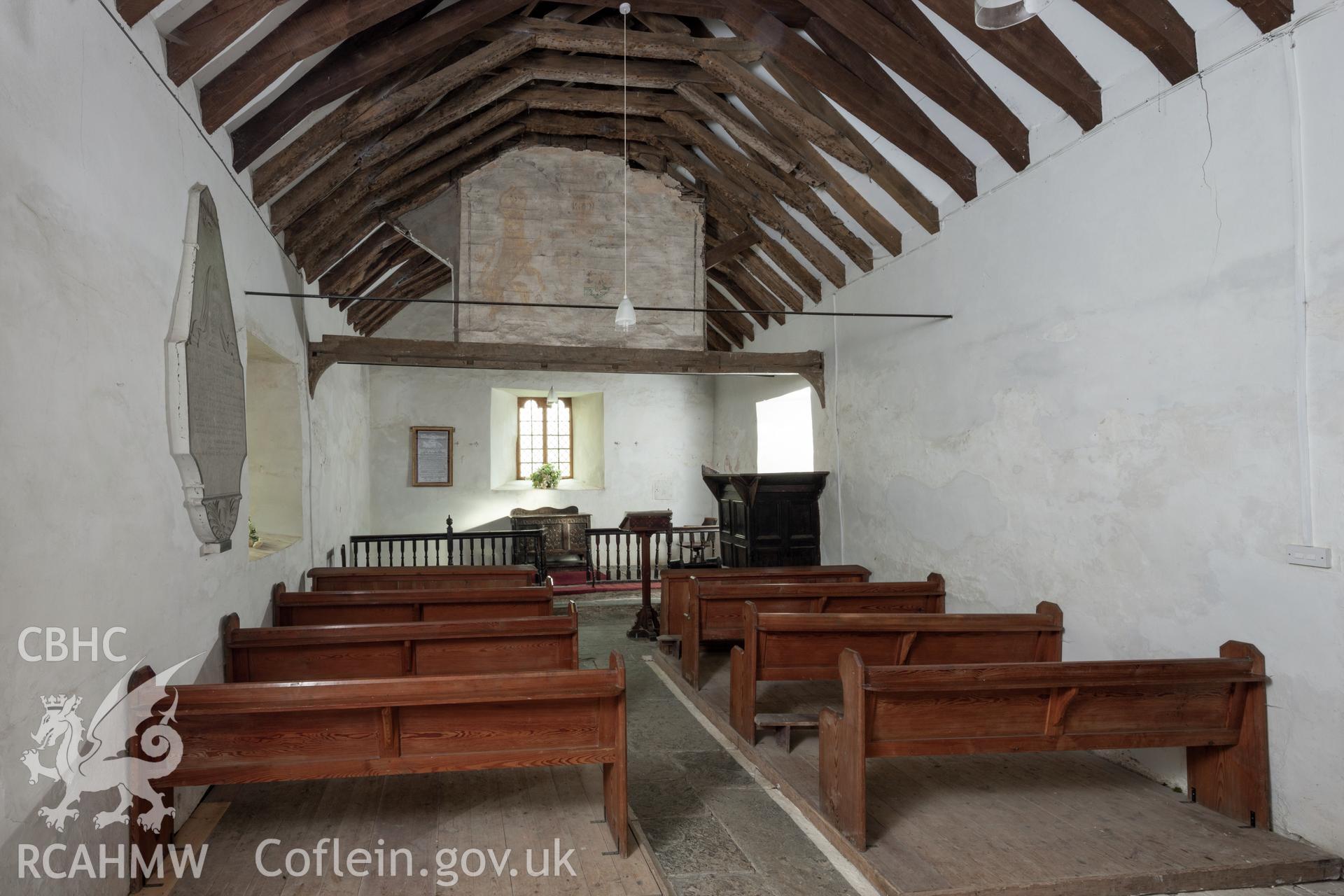 Interior from the southwest