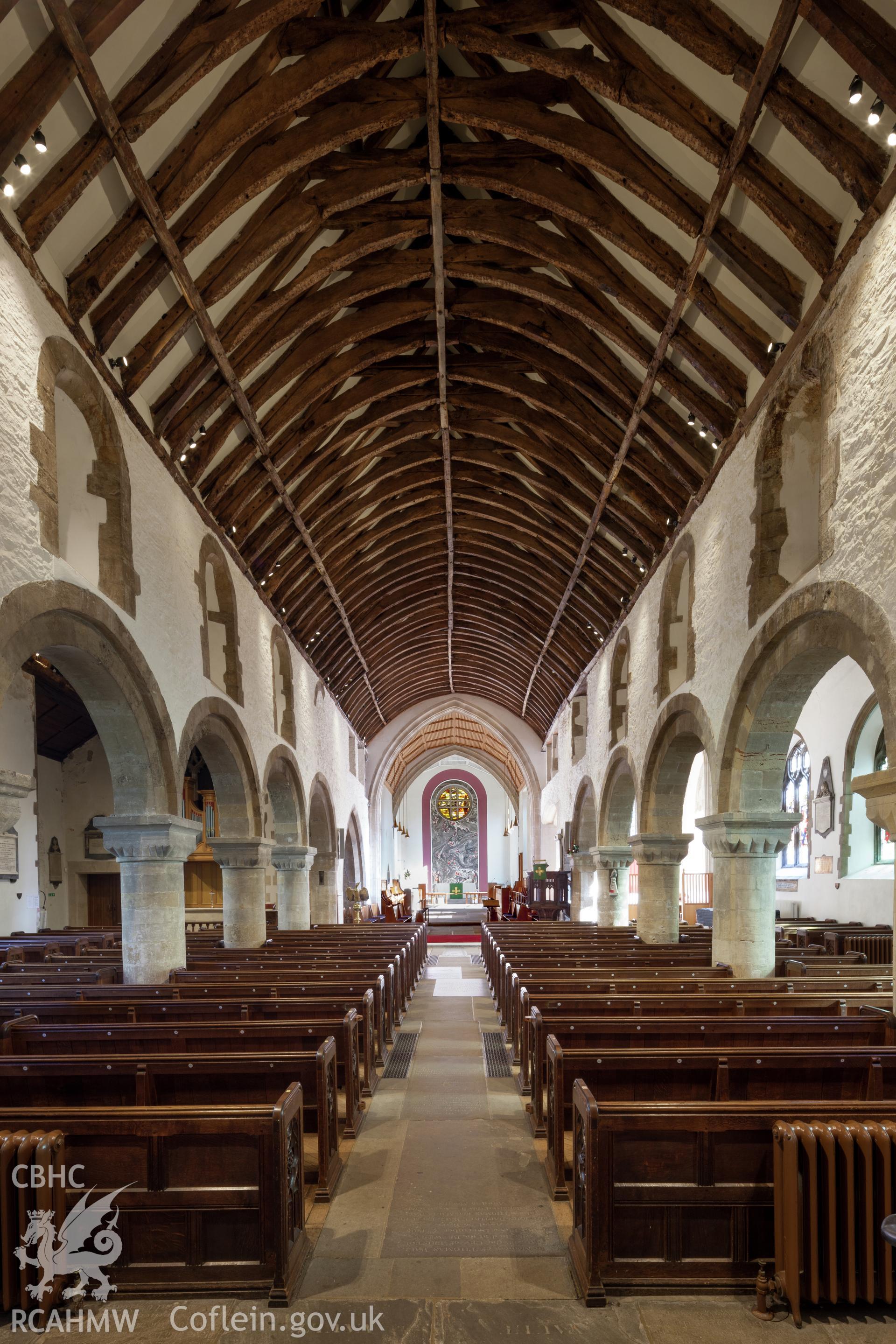 Interior, Nave from the west