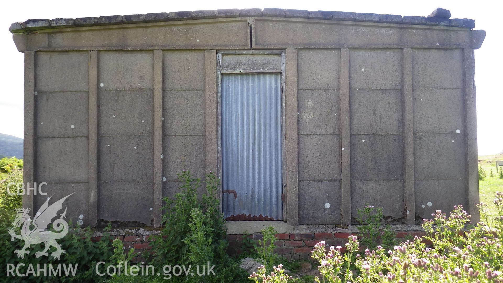 Northern end of BCF hut with door