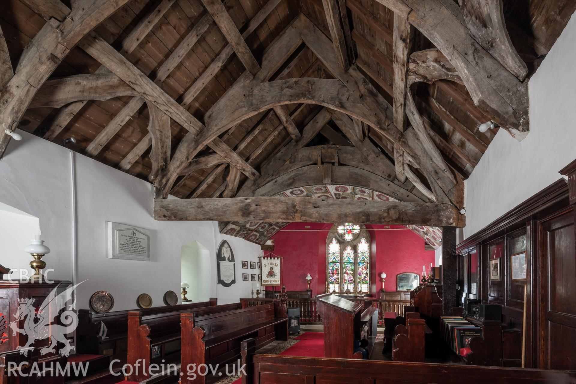 Interior viewed from the south southwest