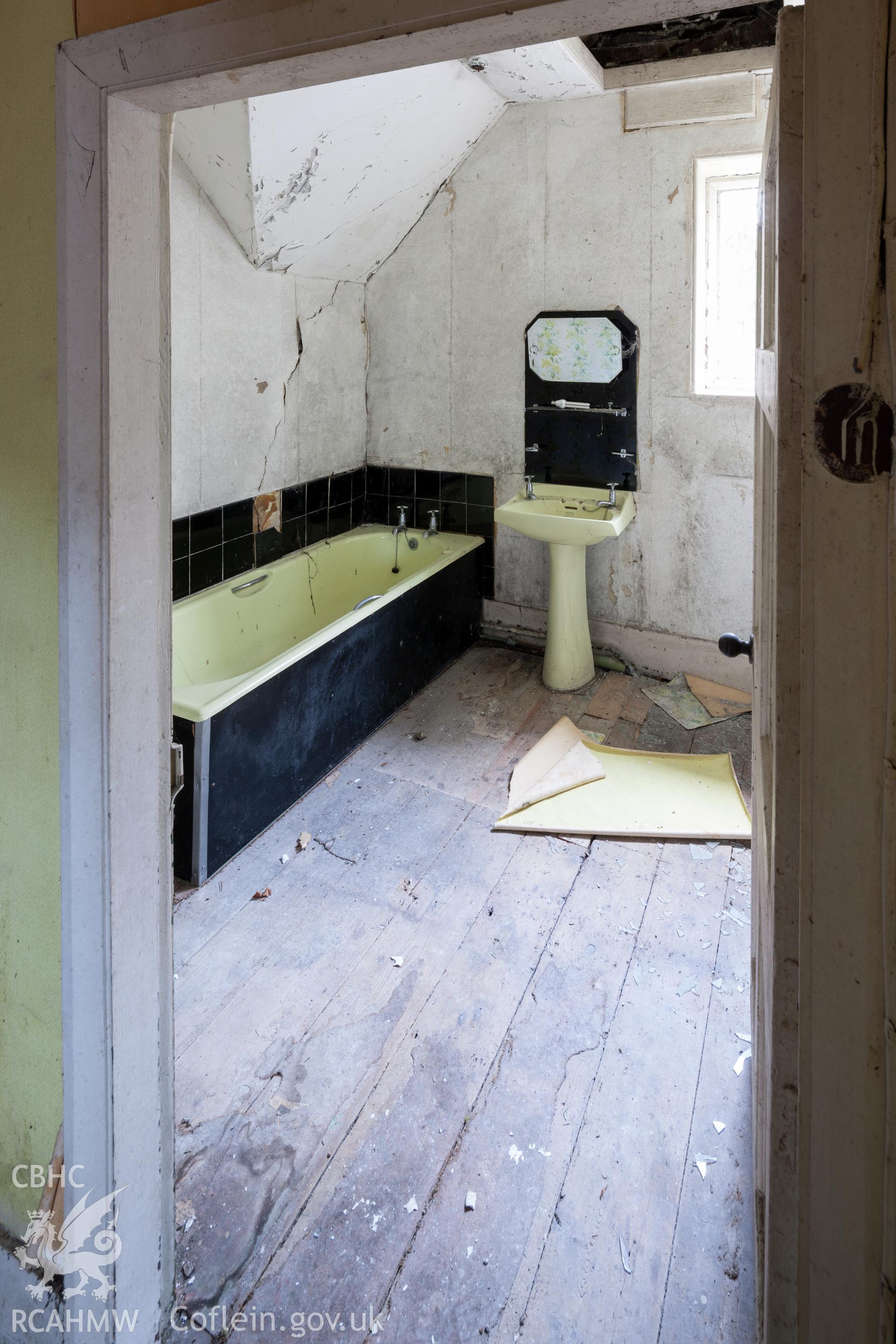 Interior, first floor bathroom