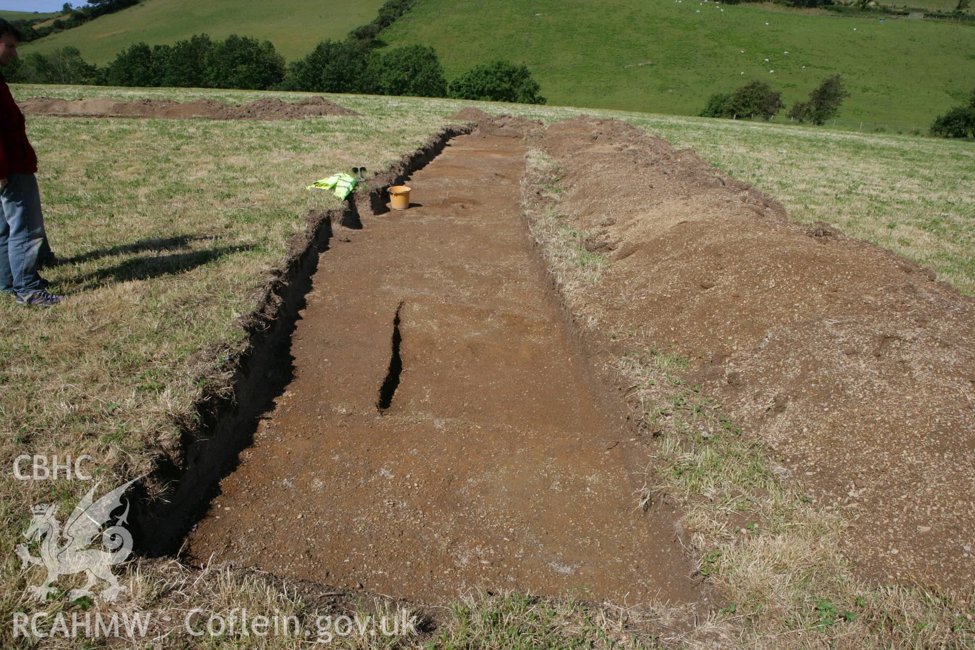 Llandre Barrow Cemetery, Pant y Peran, evaluation excavations by Dyfed Archaeological Trust