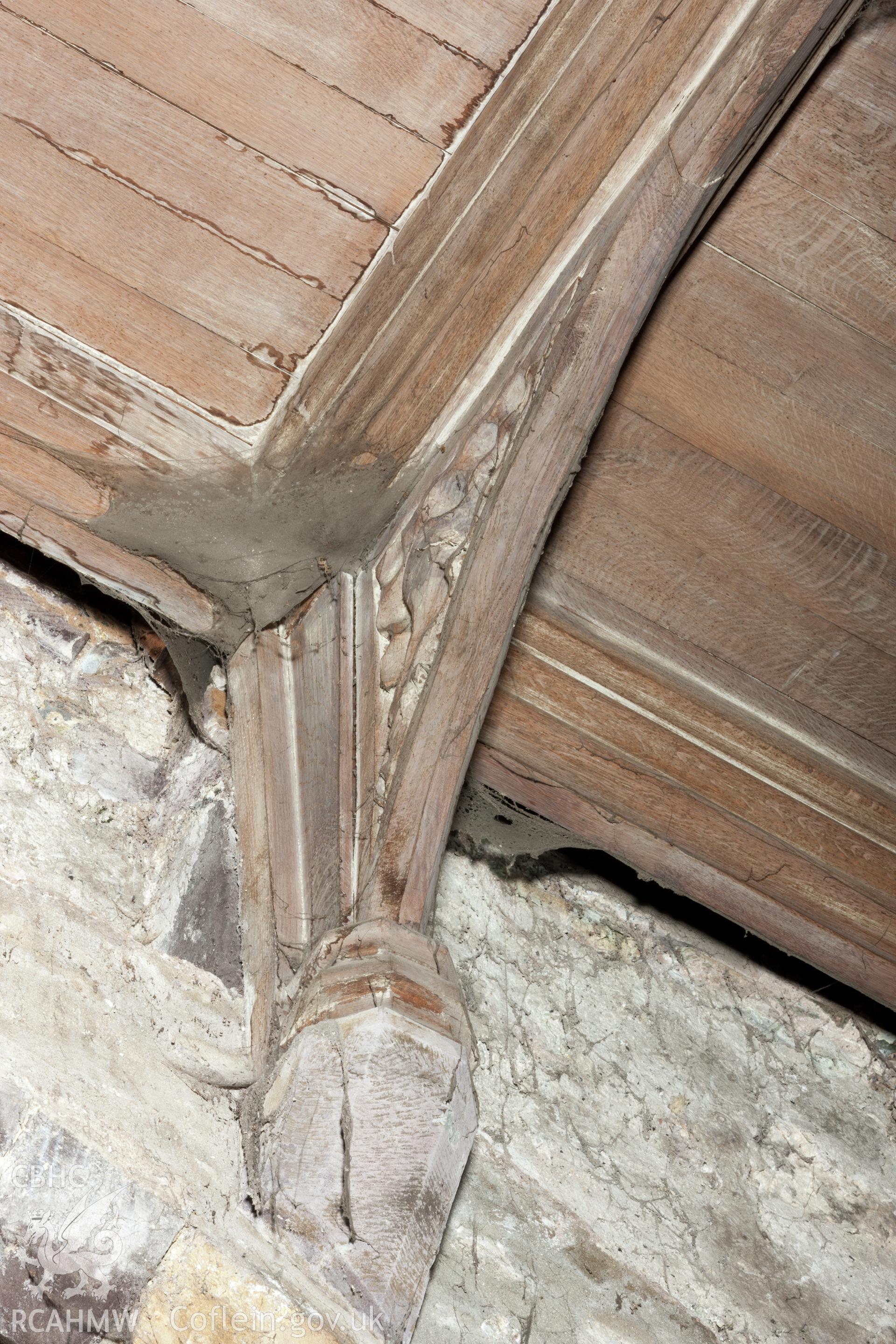 Spandrels in north aisle, west side....