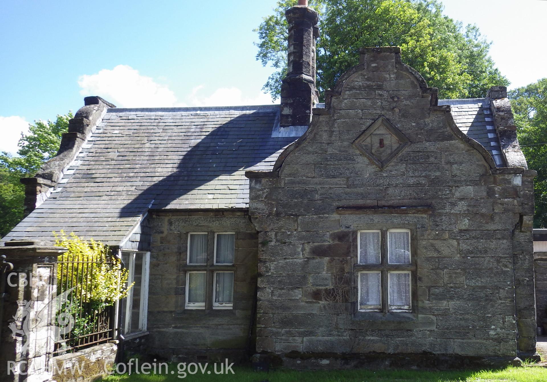 Decorative north-facing end gable