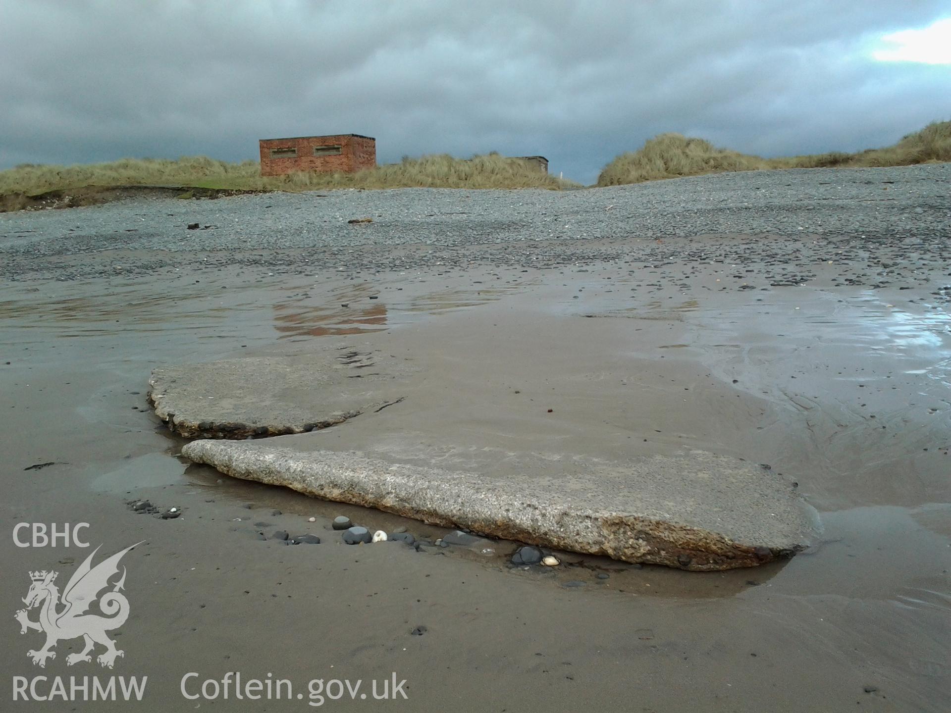 Slipway with Observation Post (NPRN 408402) in background