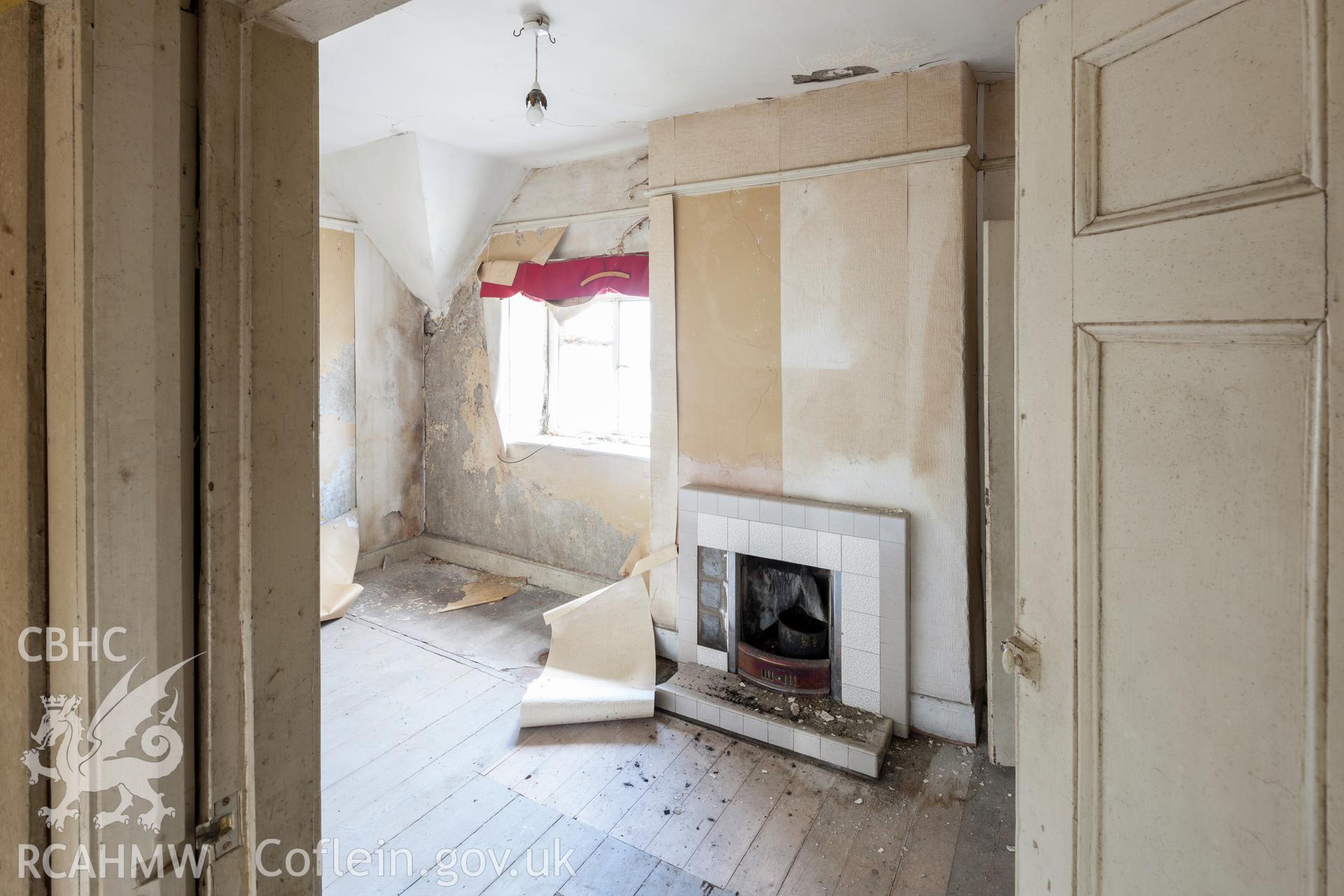 Interior, first floor bedroom (southeast side)