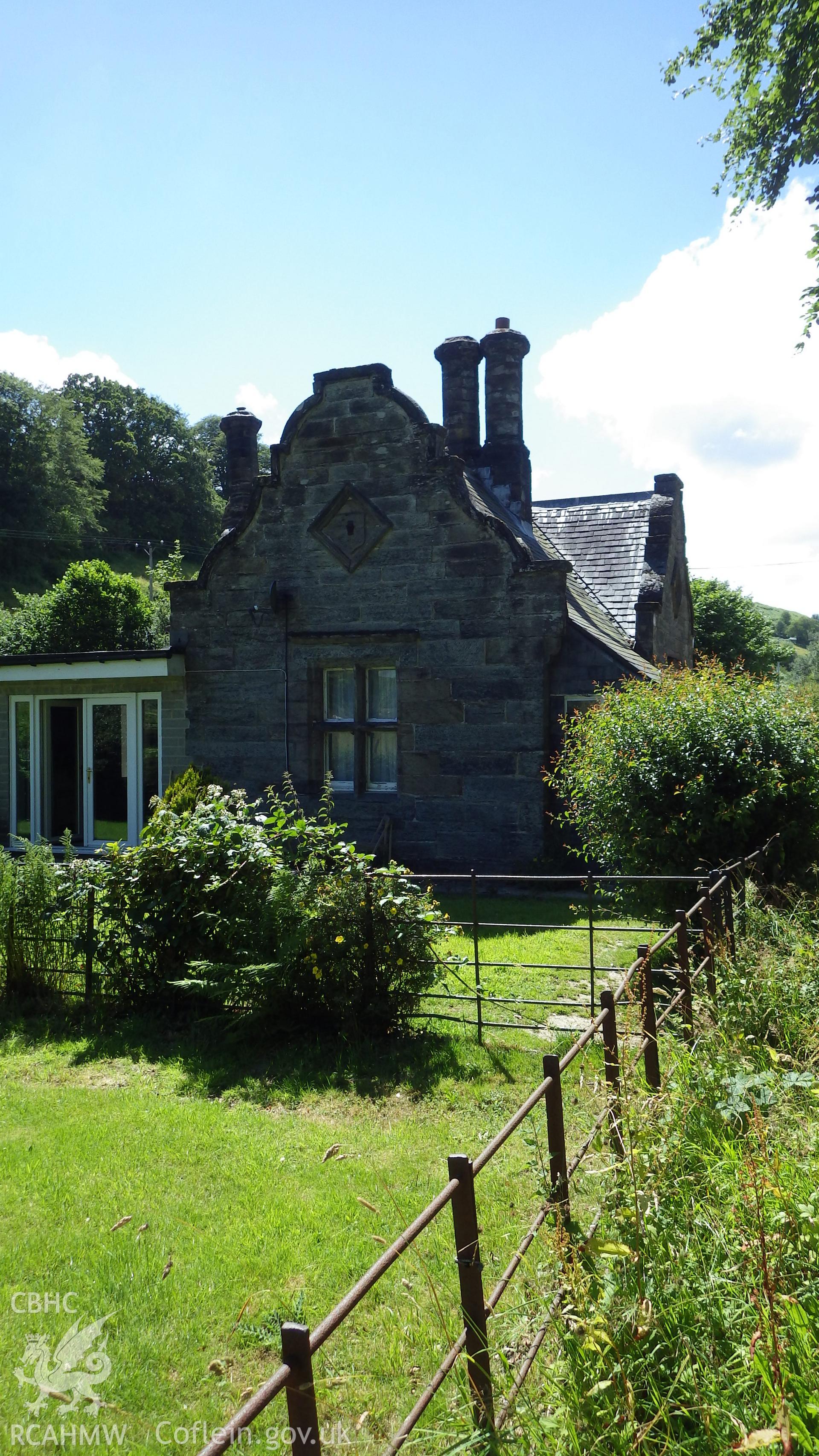 Decorative east-facing end gable