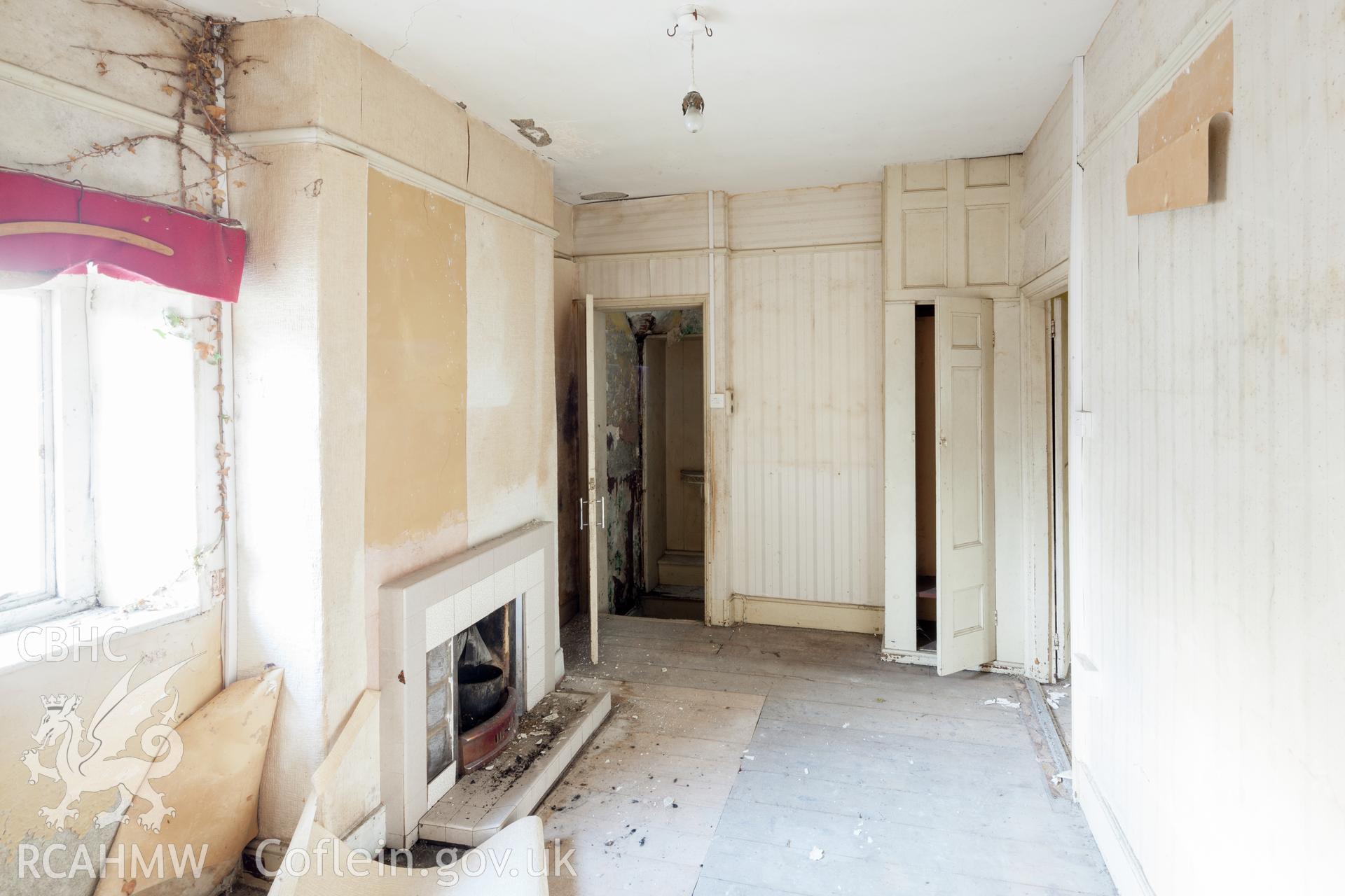 Interior, first floor bedroom (southeast side)