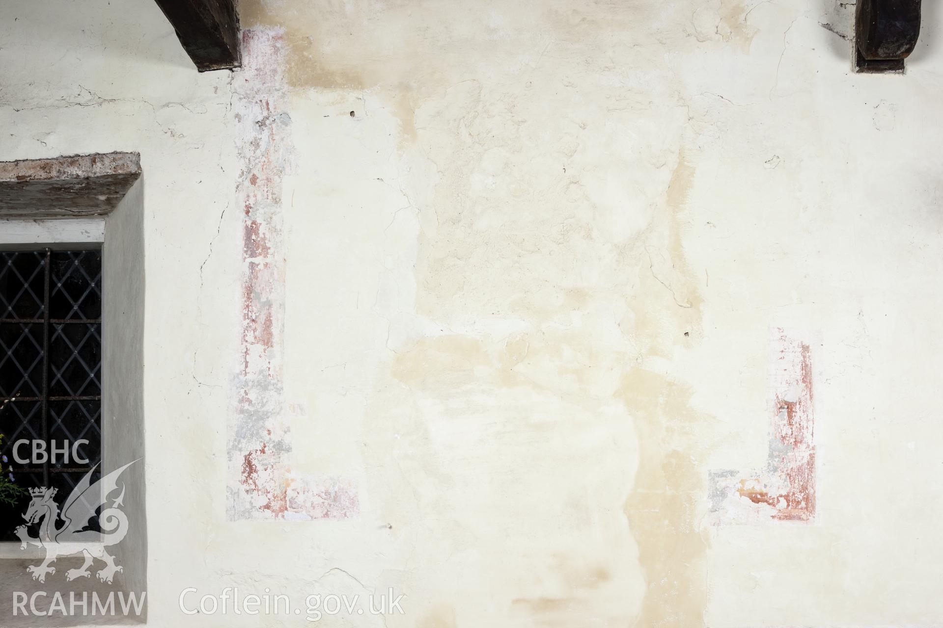 North wall east end, detail