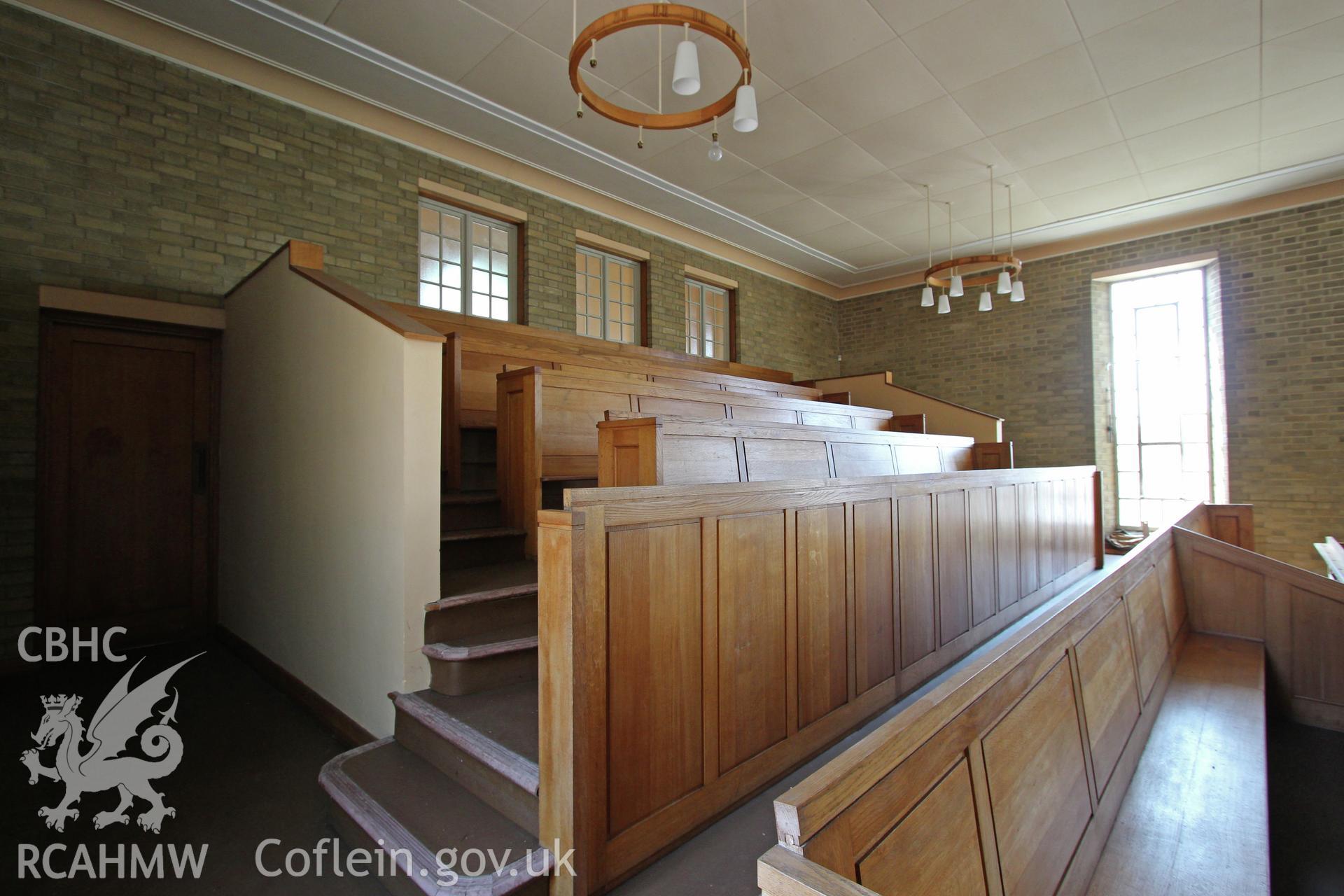 Trinity Chapel, Sketty, gallery seating looking south-east